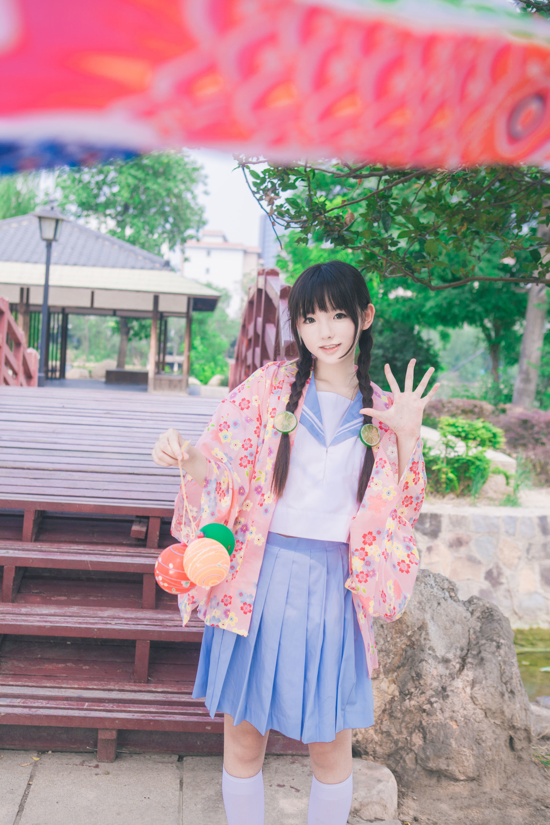 可爱妹妹樱群 和服