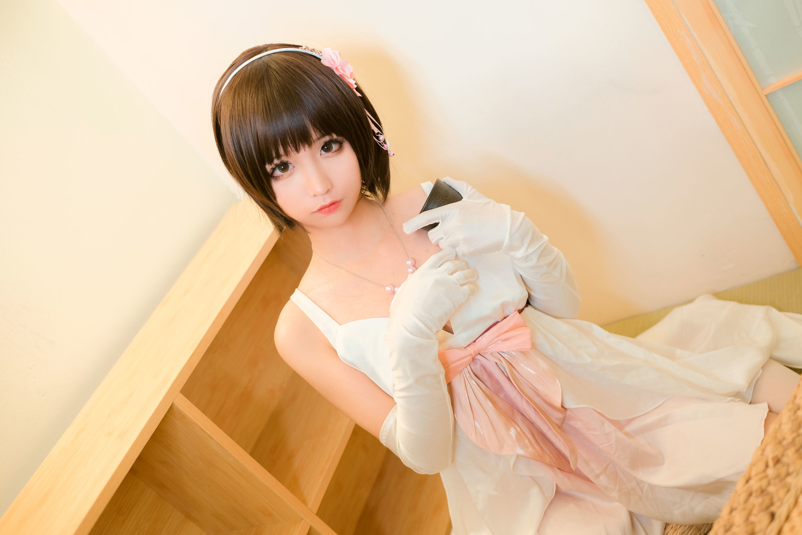 动漫博主蠢沫沫 加藤惠礼服