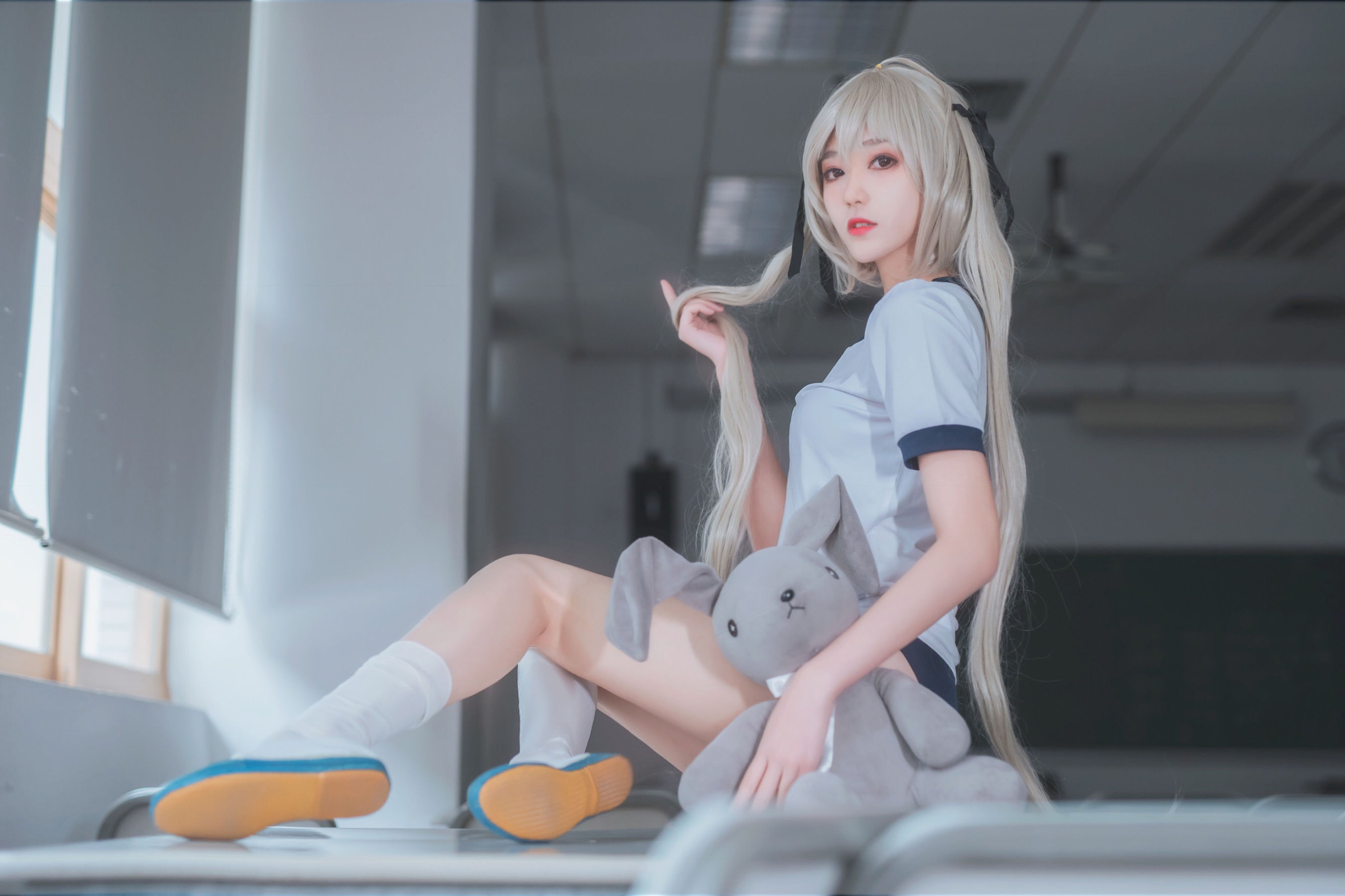 动漫博主南桃Momoko 春日野穹体操服