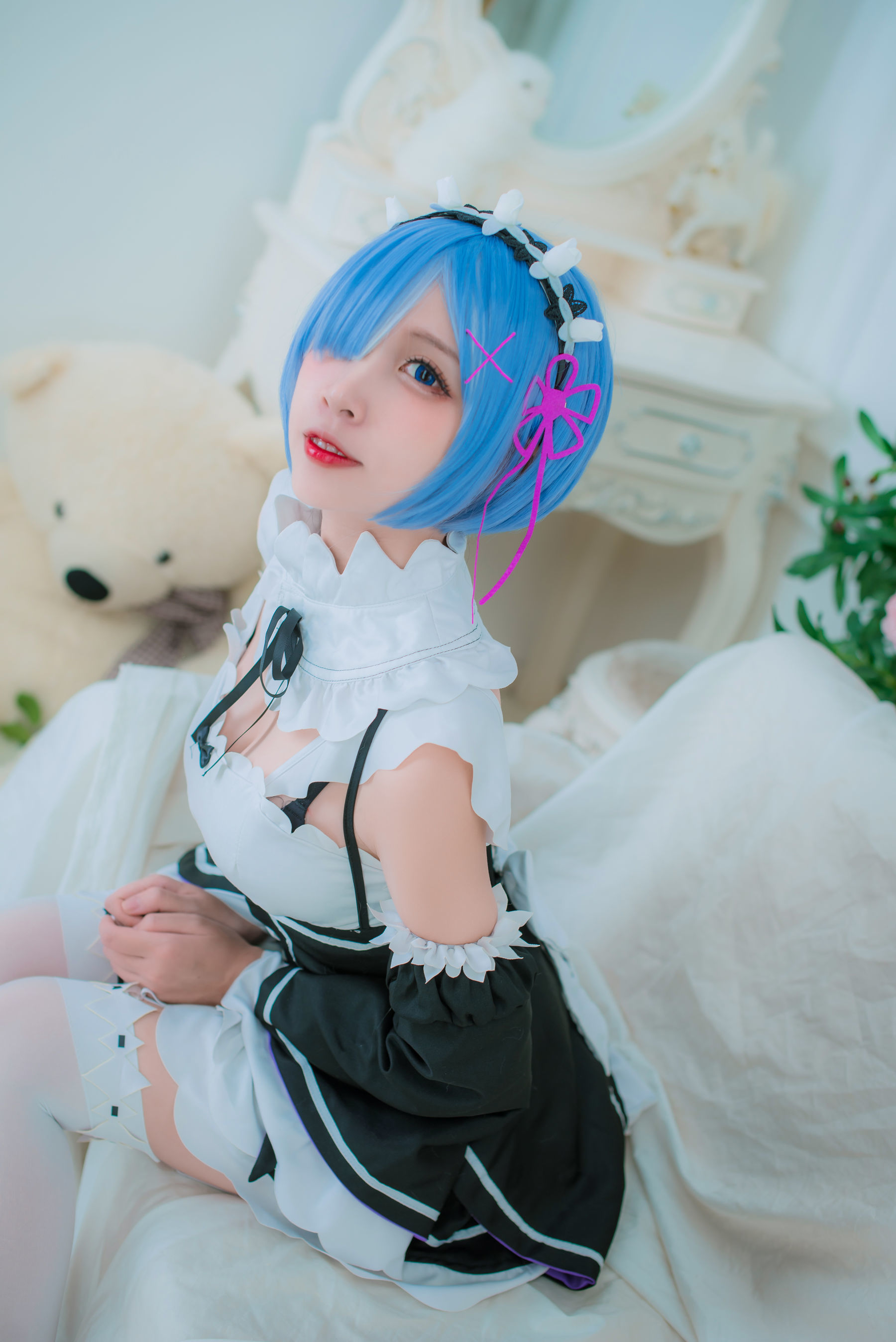 人气Coser二佐Nisa 蕾姆女仆