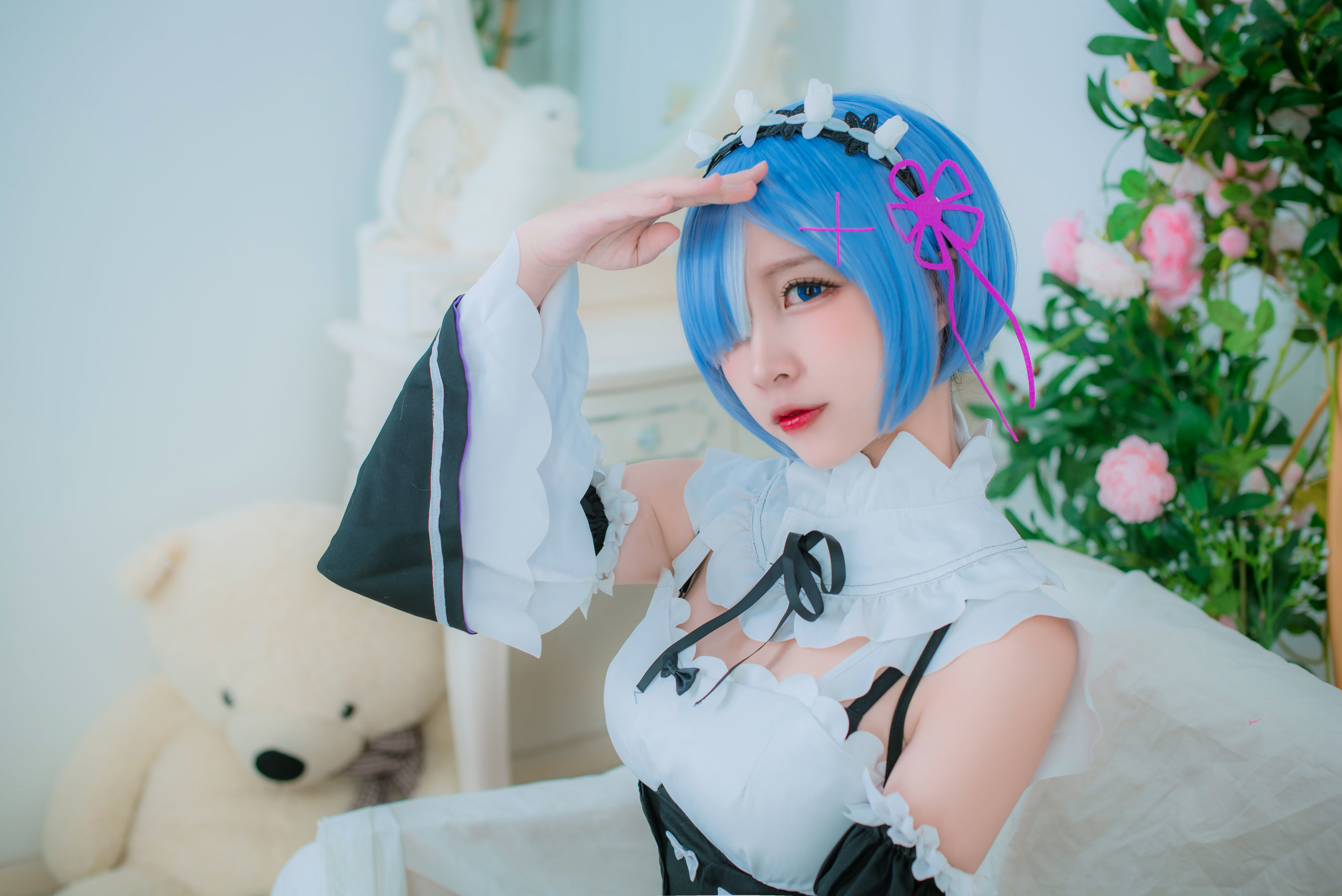 人气Coser二佐Nisa 蕾姆女仆