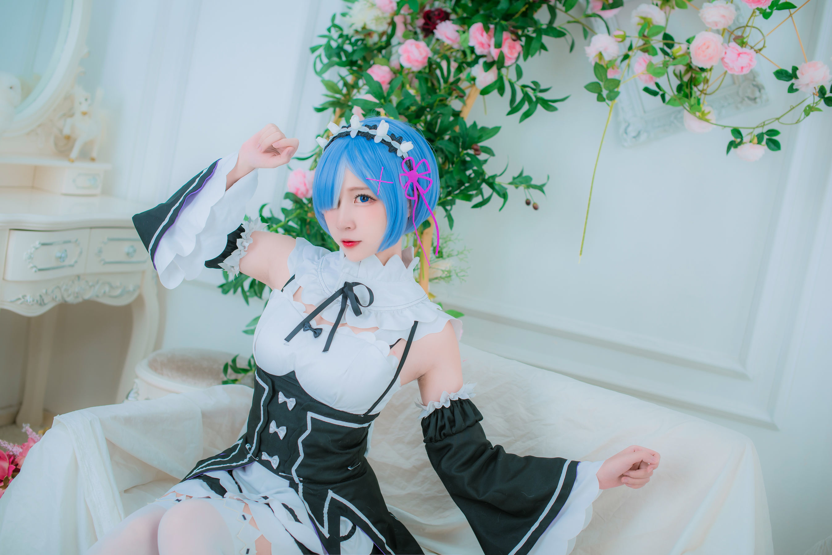 人气Coser二佐Nisa 蕾姆女仆