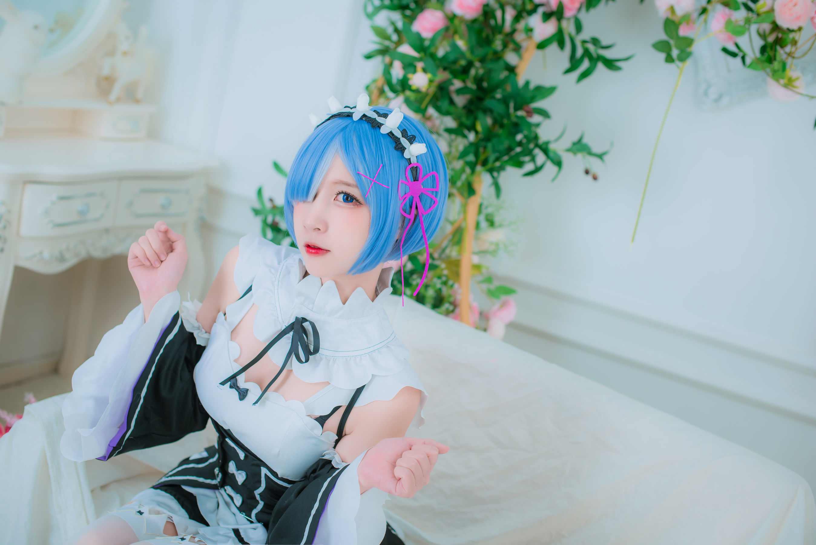 人气Coser二佐Nisa 蕾姆女仆