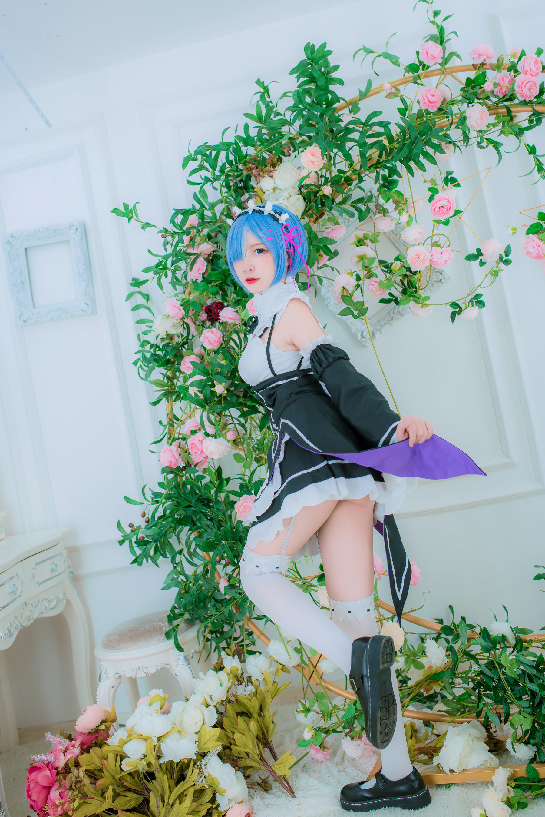 人气Coser二佐Nisa 蕾姆女仆