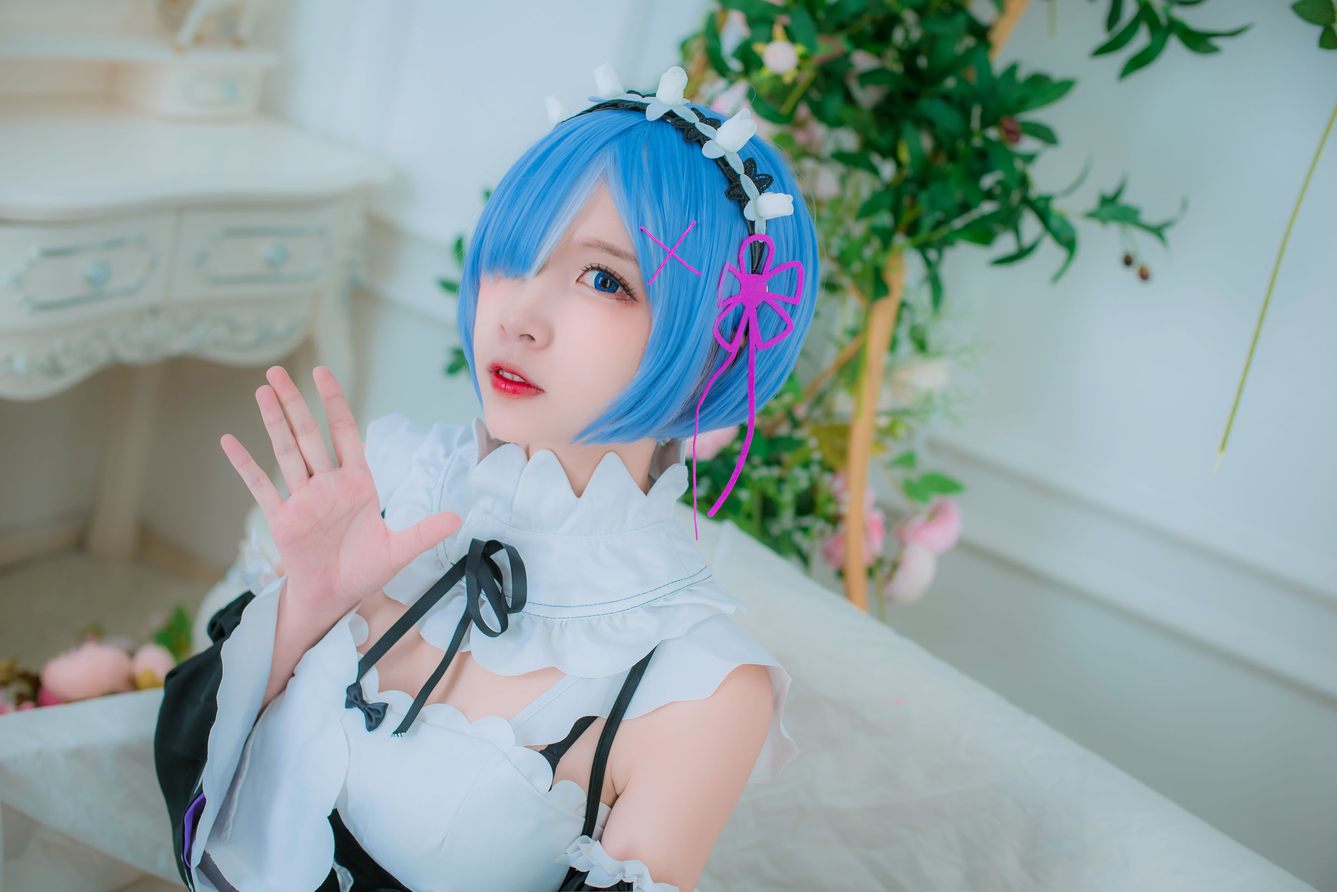 人气Coser二佐Nisa 蕾姆女仆