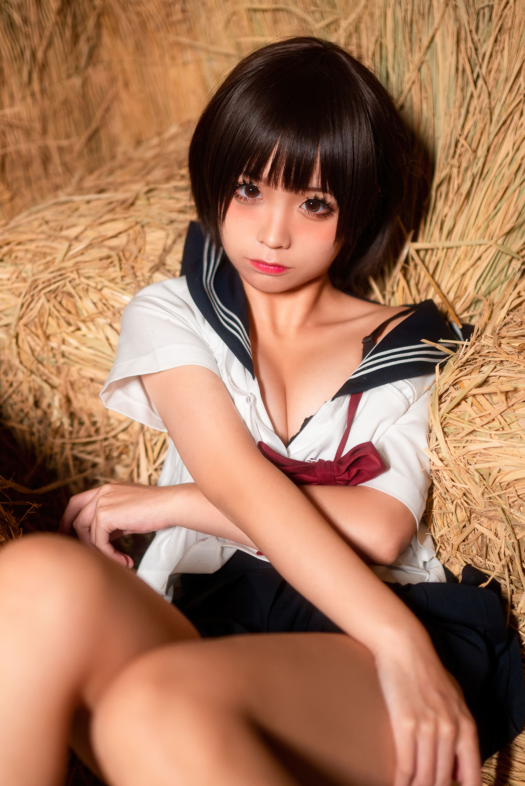 动漫博主蠢沫沫 稻草里的少女