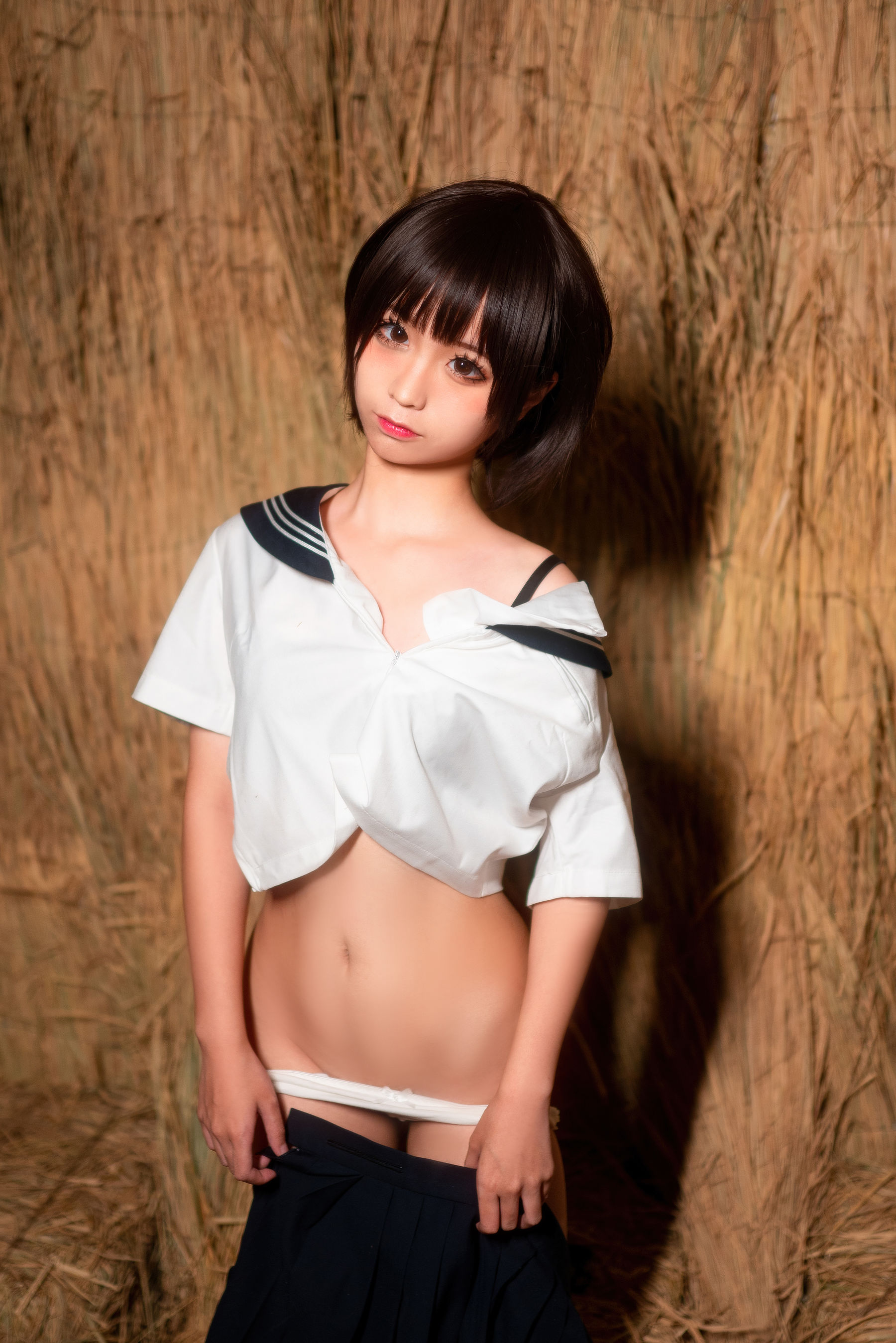 动漫博主蠢沫沫 稻草里的少女