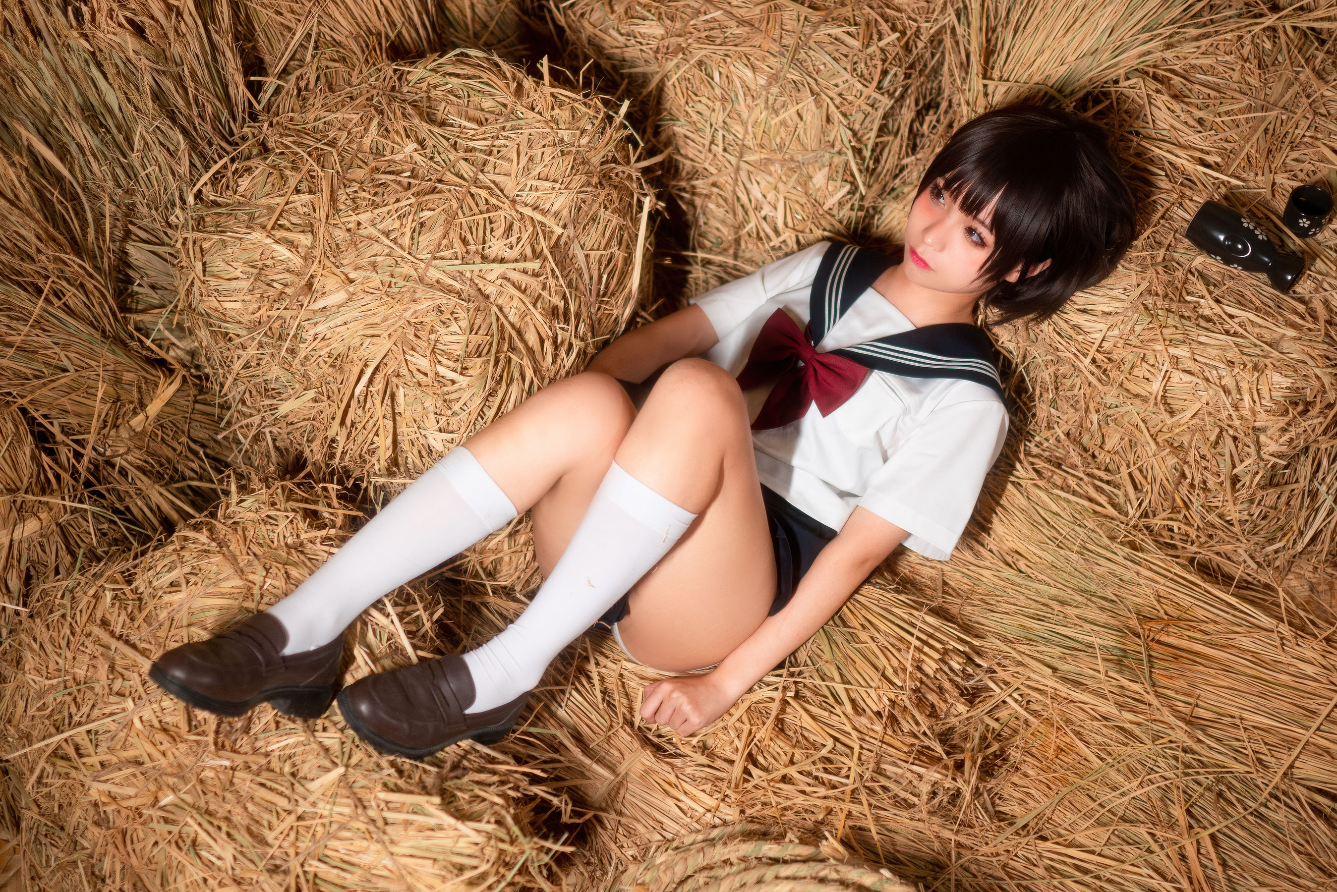 动漫博主蠢沫沫 稻草里的少女