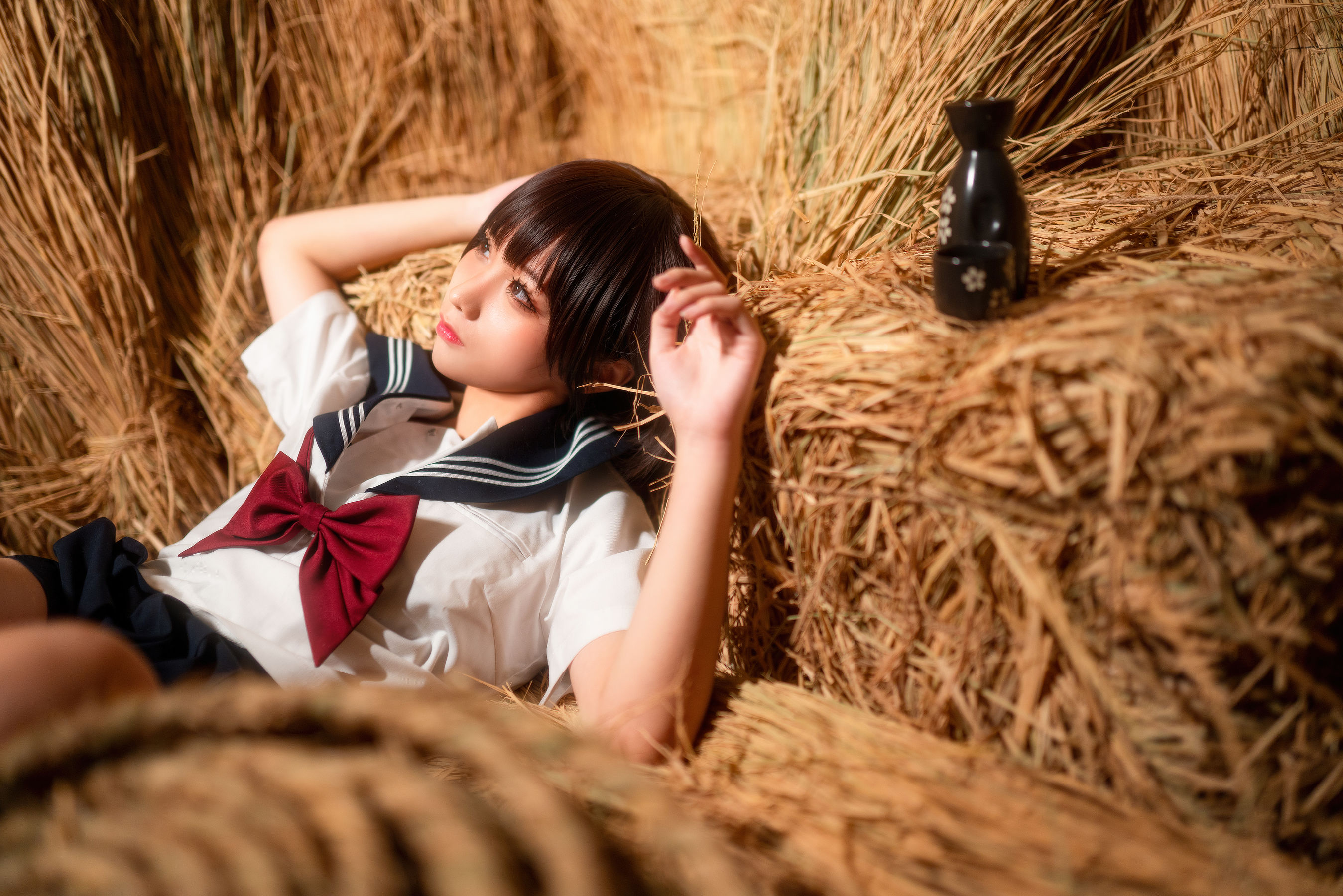动漫博主蠢沫沫 稻草里的少女
