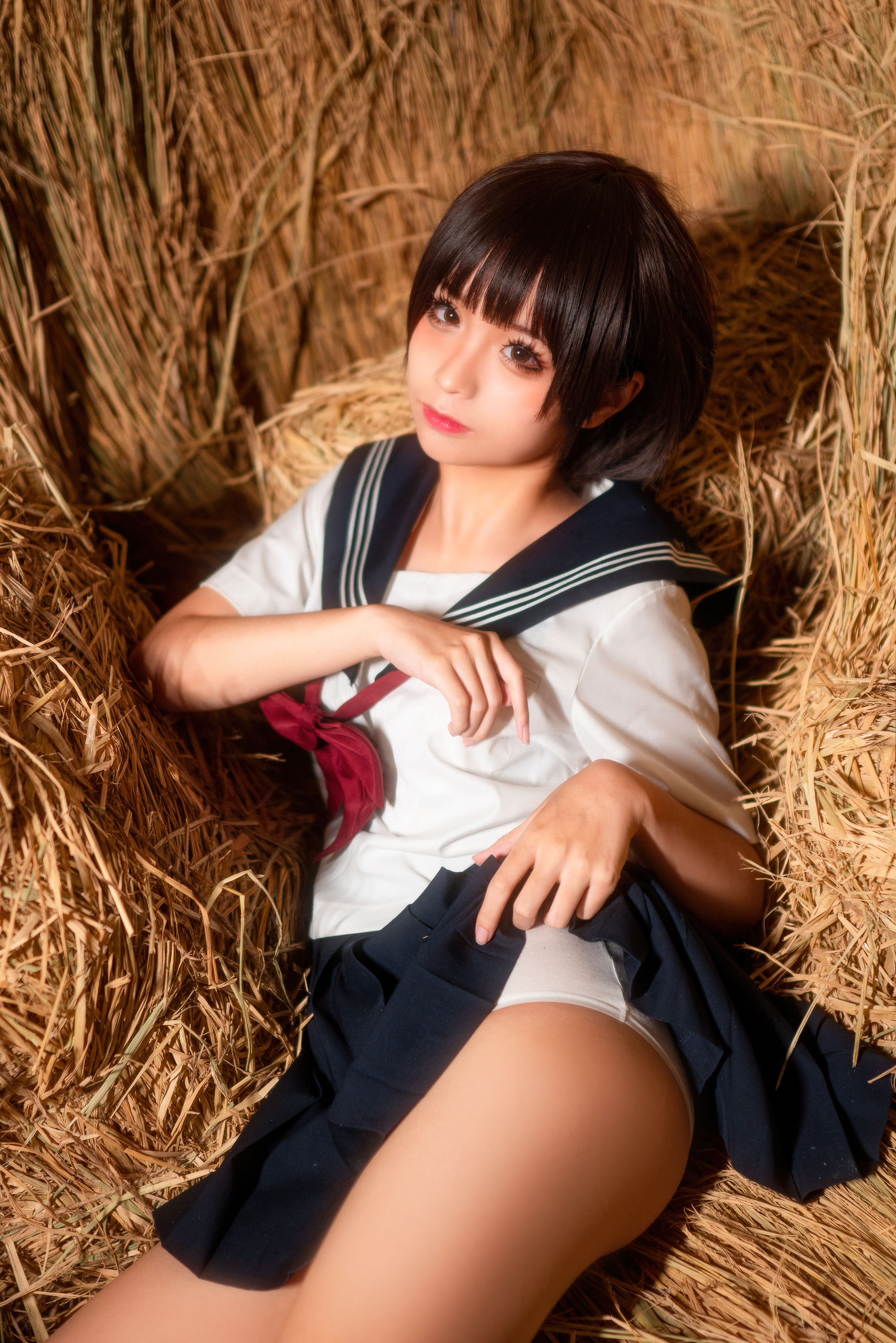 动漫博主蠢沫沫 稻草里的少女