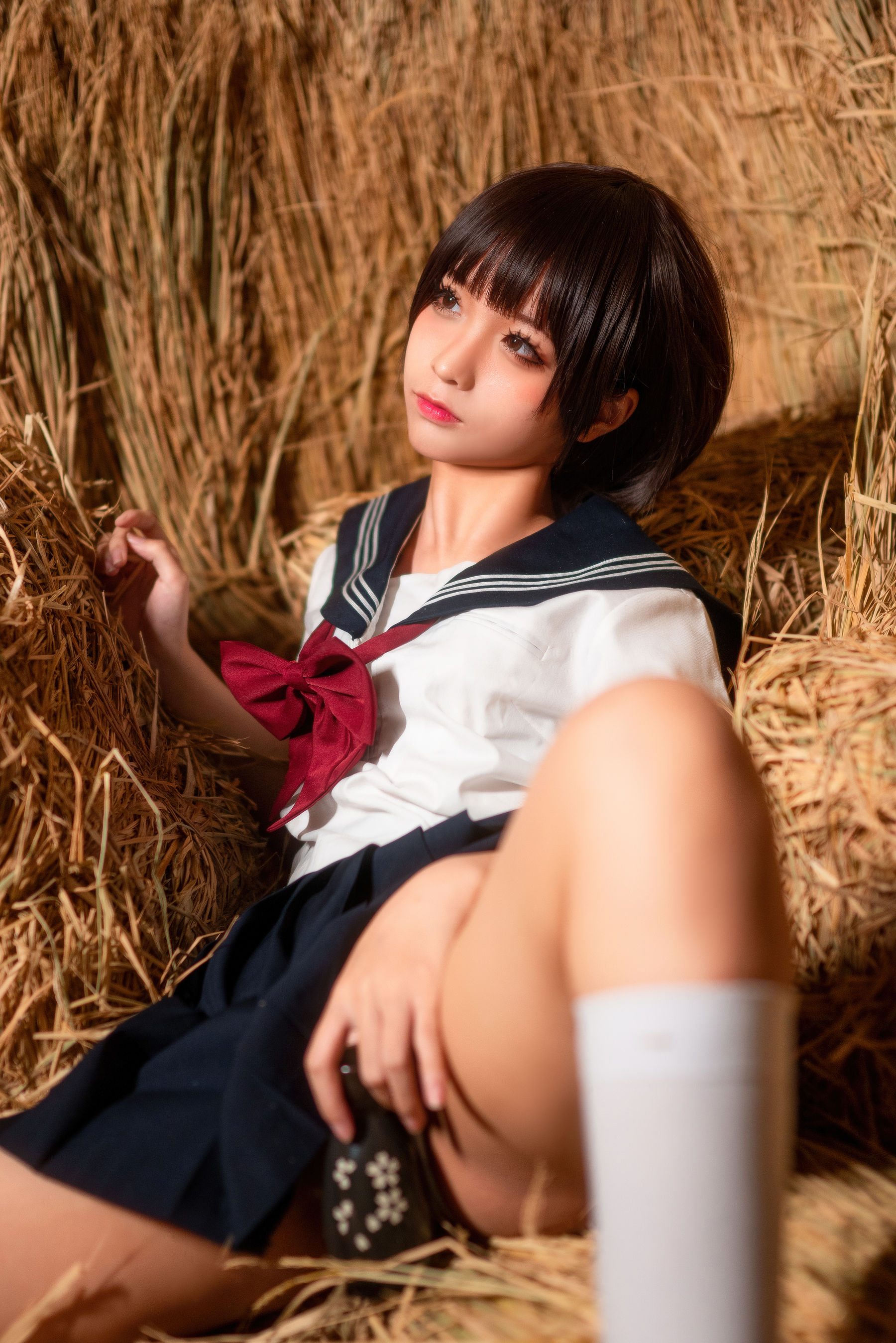 动漫博主蠢沫沫 稻草里的少女