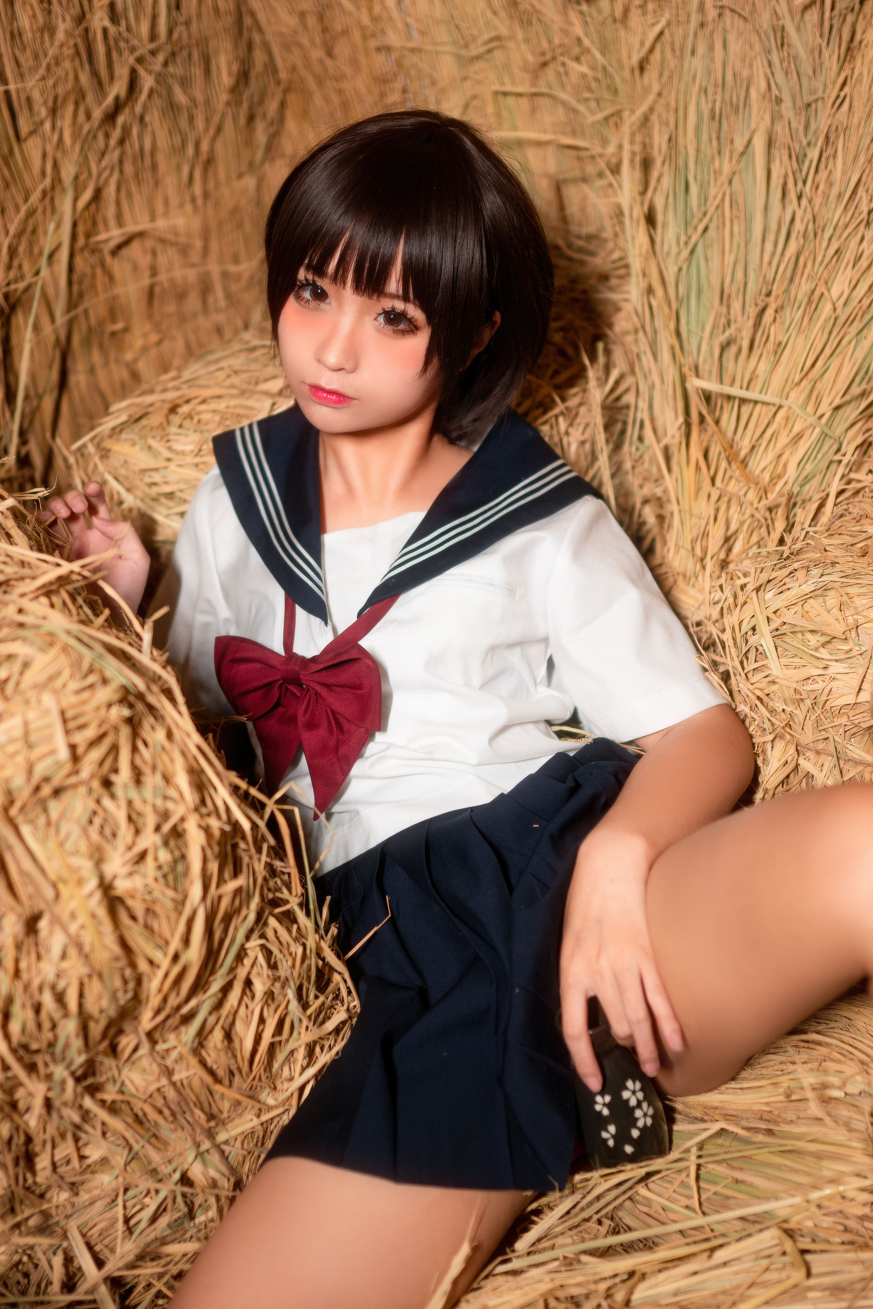 动漫博主蠢沫沫 稻草里的少女