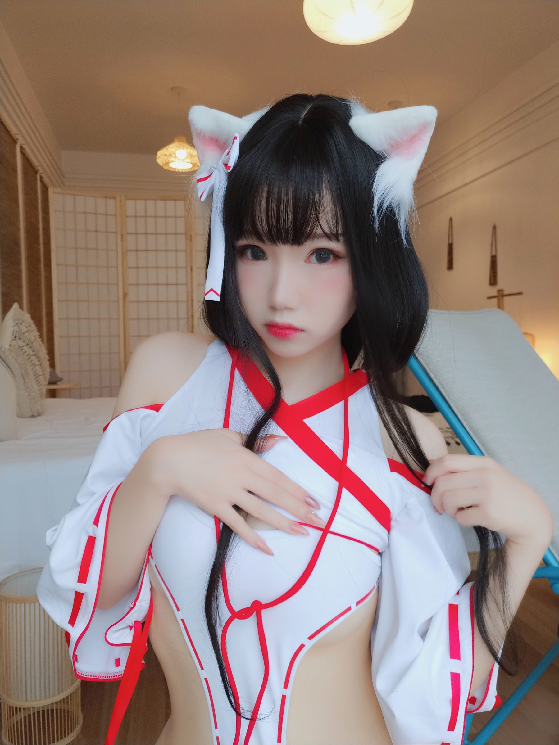 动漫博主雪晴Astra 神社の猫