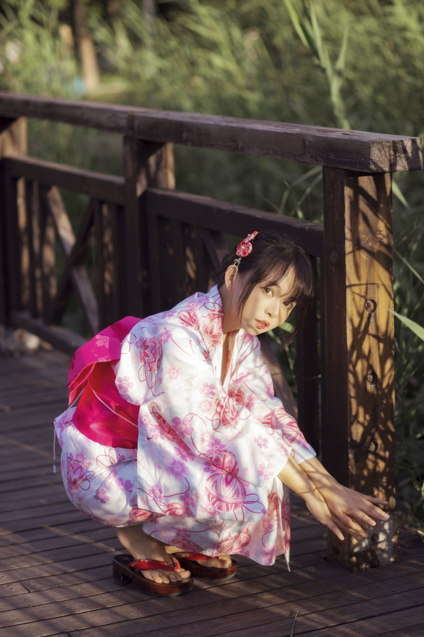 大眼萌妹黑猫猫OvO 和服超进化