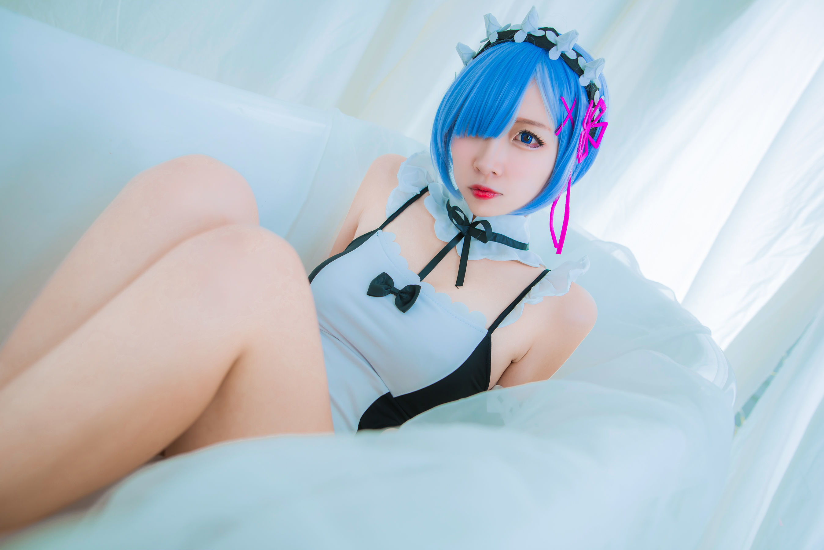 人气Coser二佐Nisa 蕾姆泳装