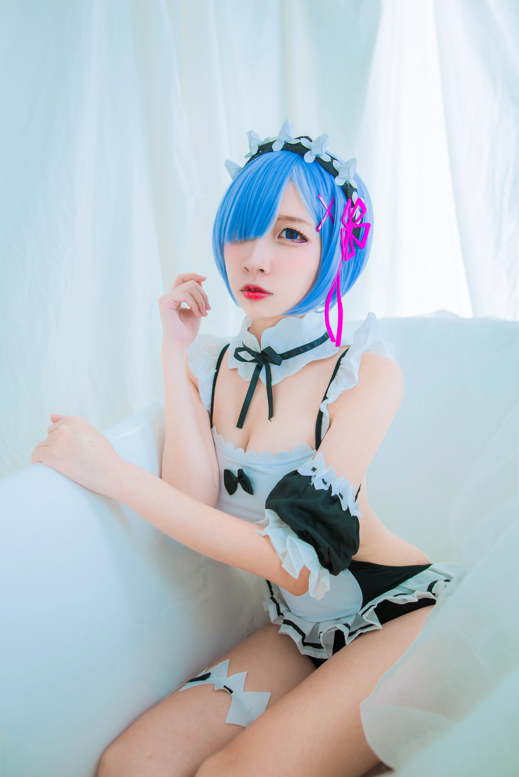 人气Coser二佐Nisa 蕾姆泳装