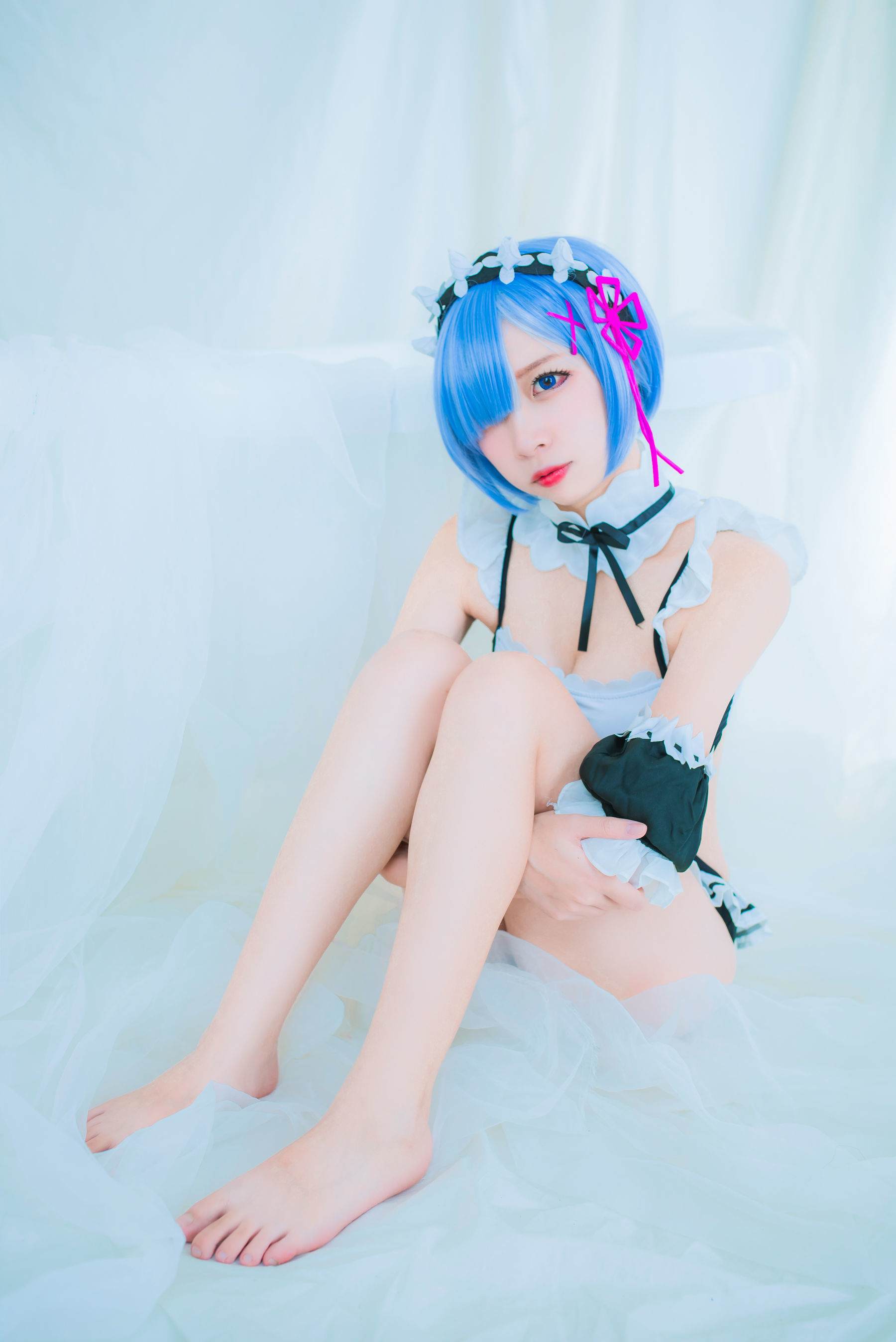 人气Coser二佐Nisa 蕾姆泳装