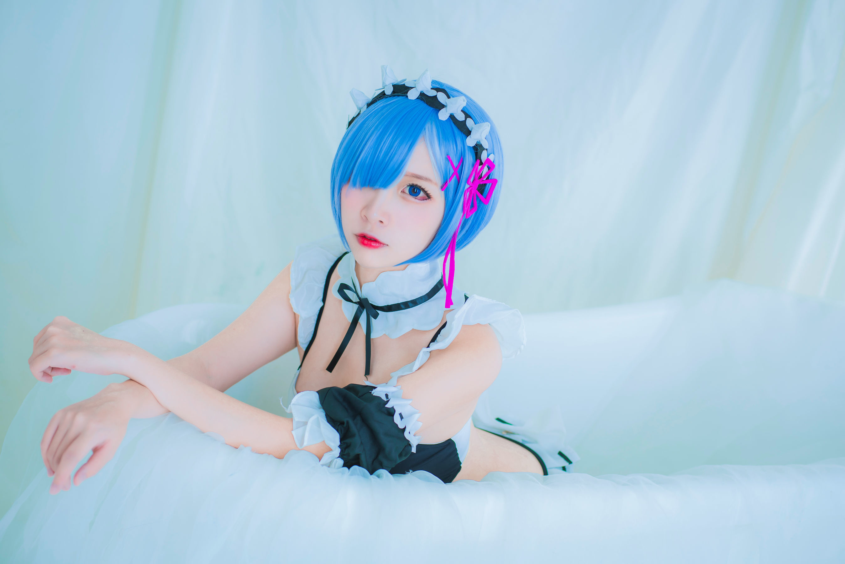 人气Coser二佐Nisa 蕾姆泳装
