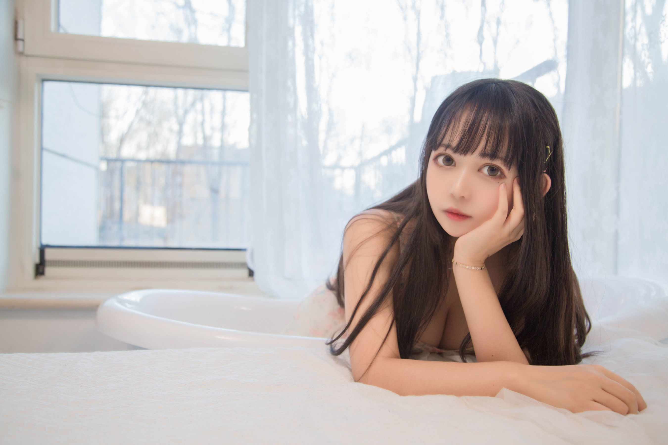 大眼萌妹黑猫猫OvO good morning + good night