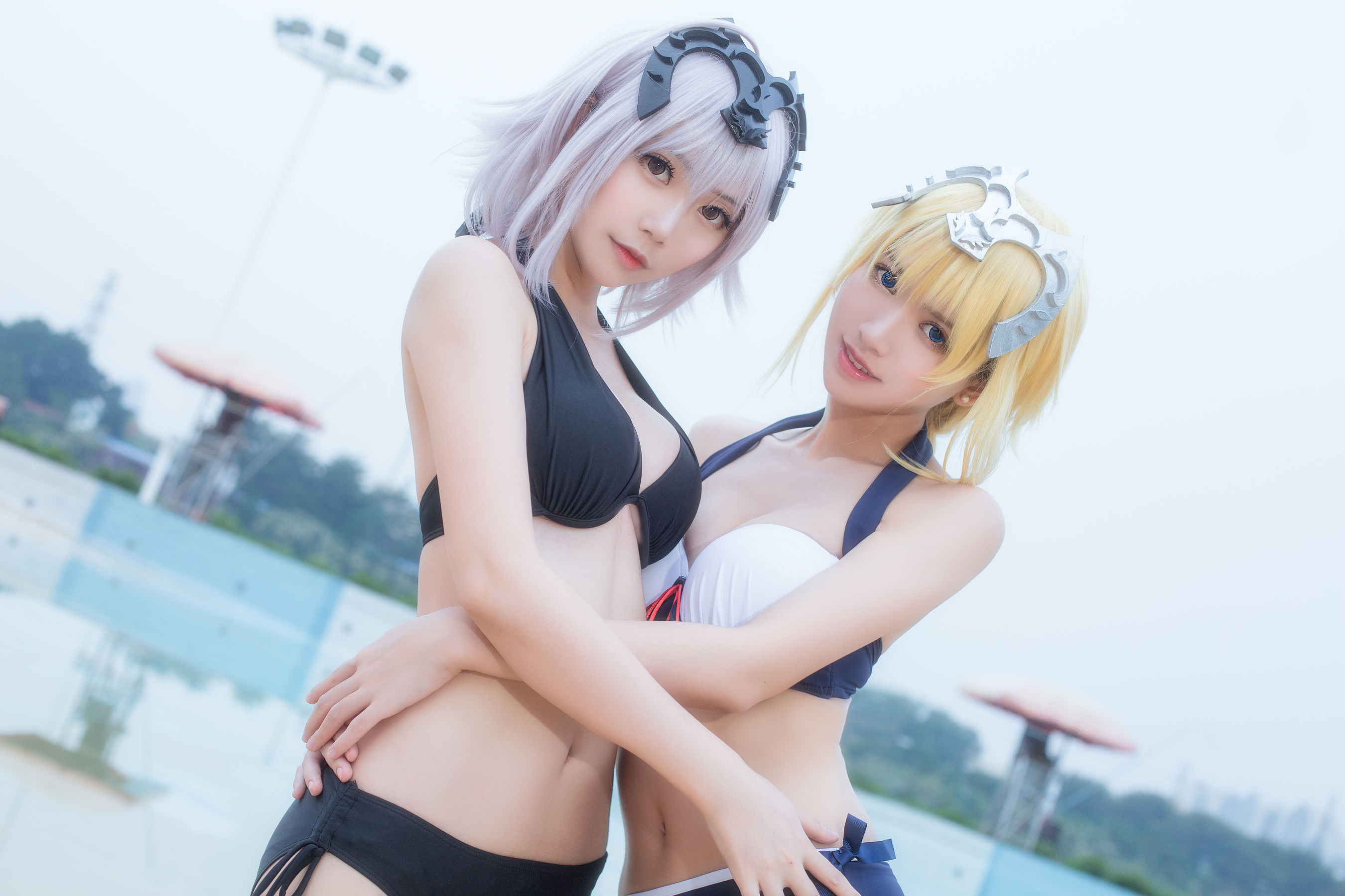 超人气Coser鳗鱼霏儿&大肉丸Amiee 贞德