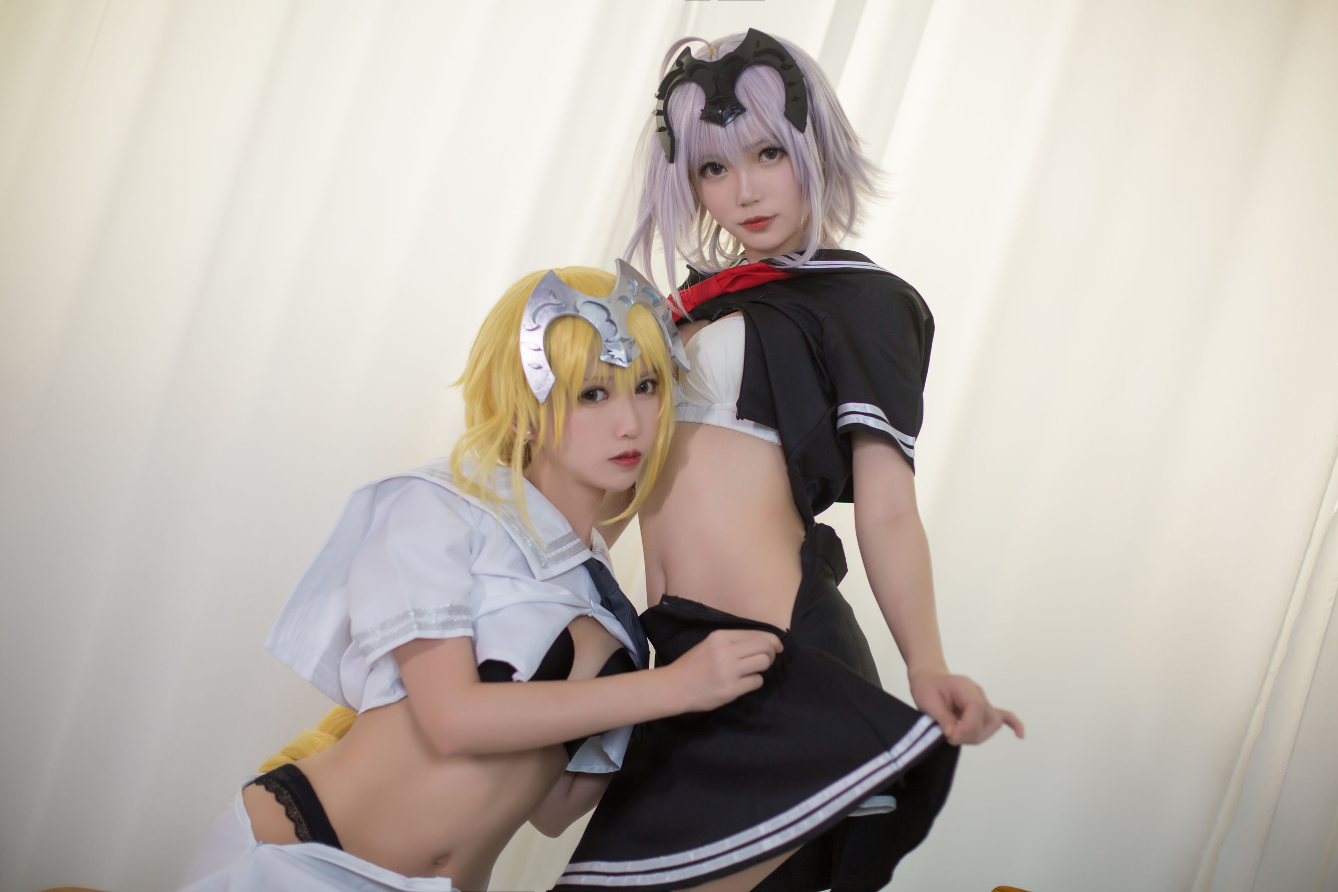 超人气Coser鳗鱼霏儿&大肉丸Amiee 贞德
