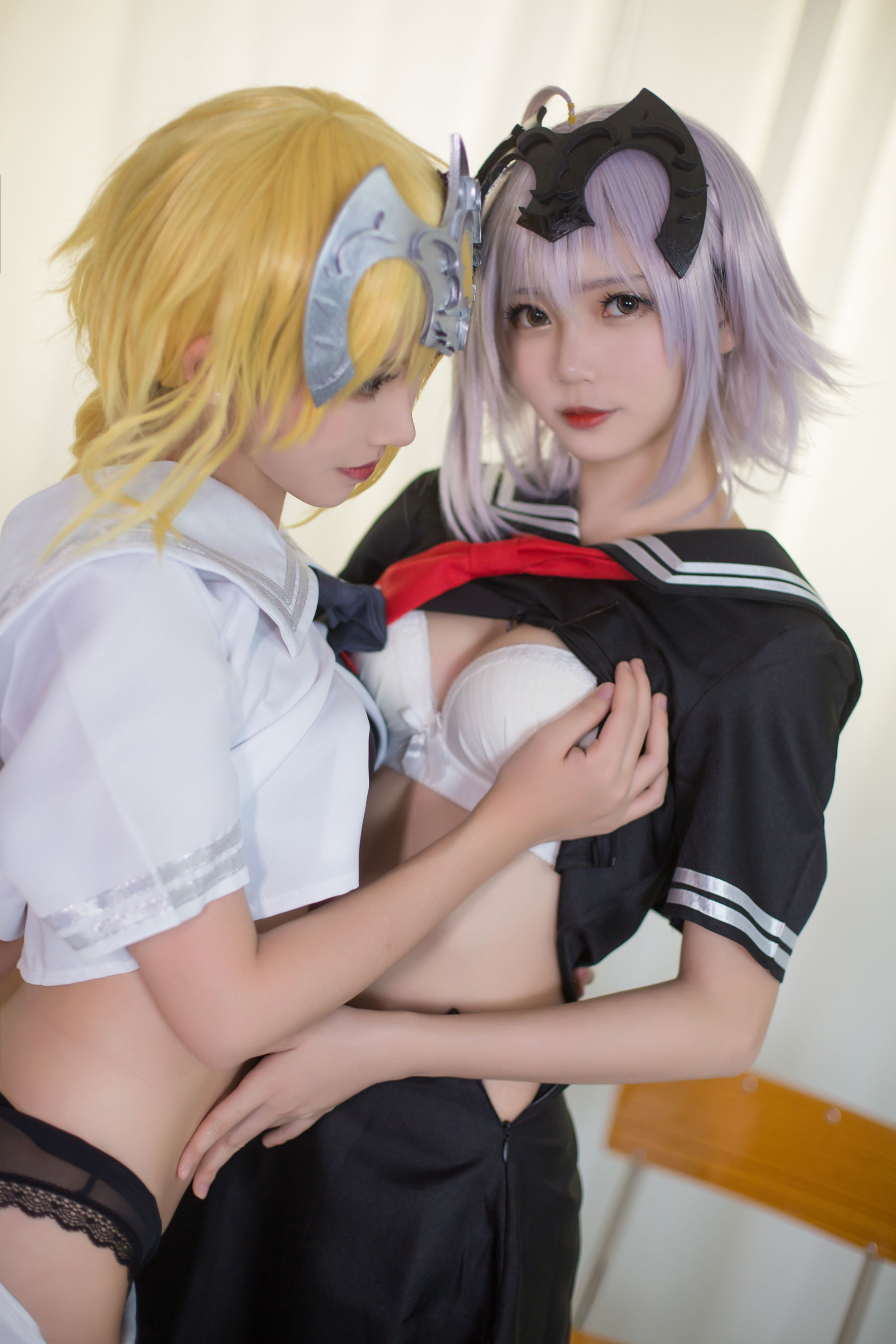 超人气Coser鳗鱼霏儿&大肉丸Amiee 贞德