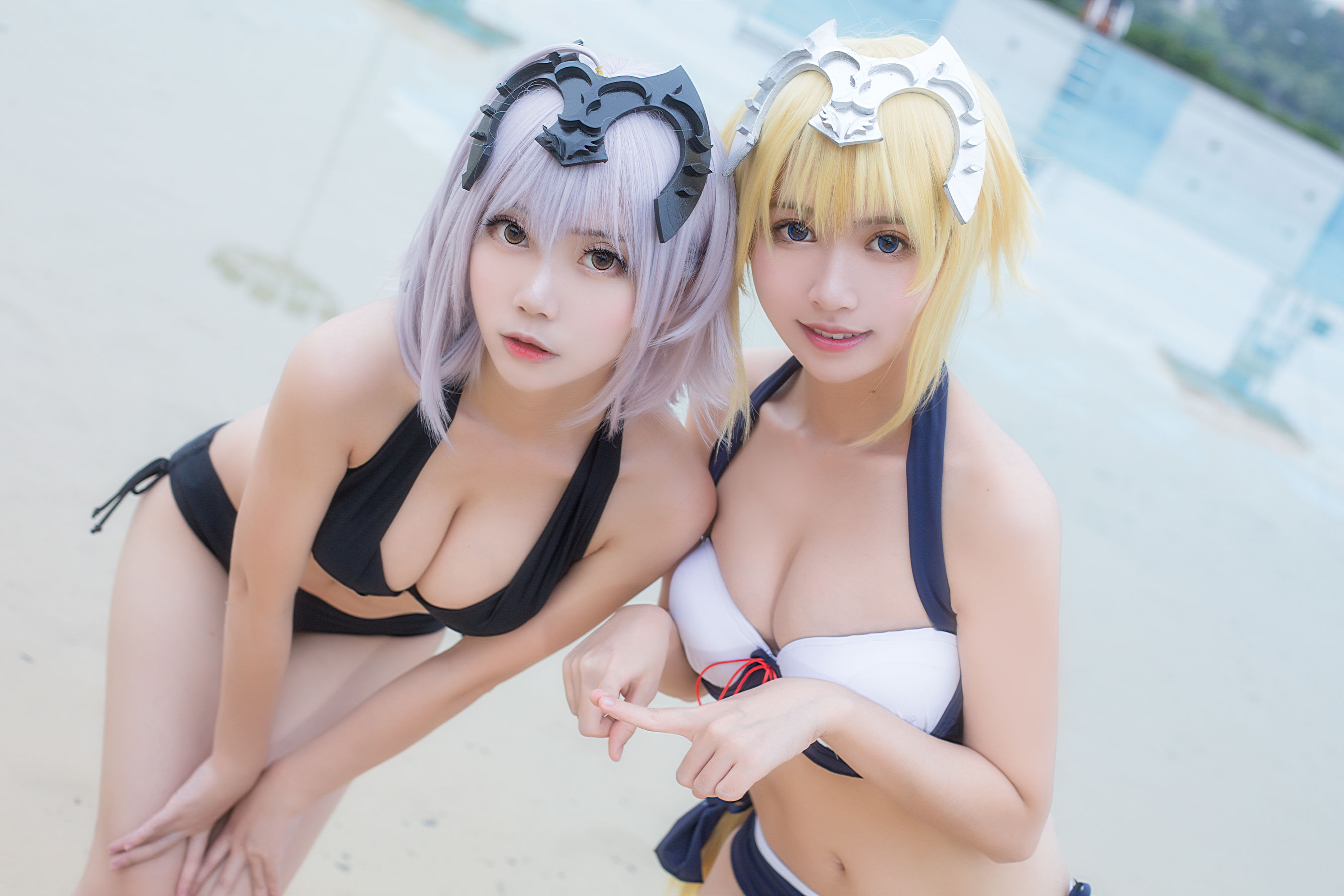 超人气Coser鳗鱼霏儿&大肉丸Amiee 贞德
