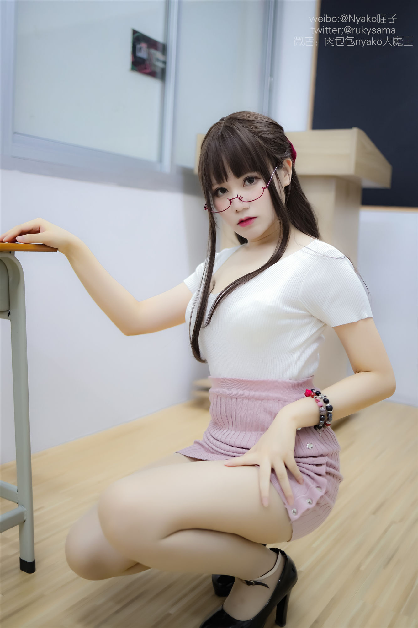 萌妹子Nyako喵子 欲求不满的老师