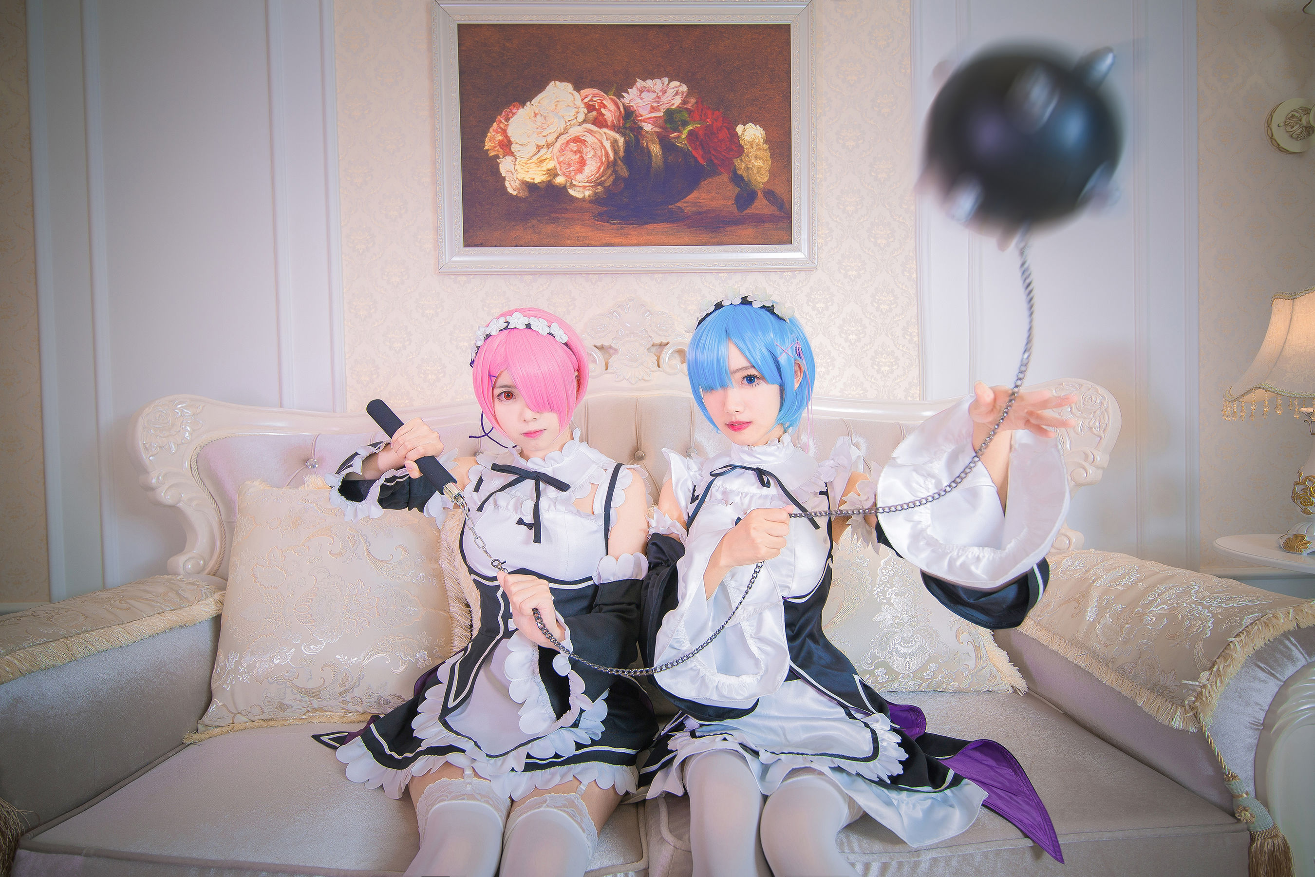 萌系小野妹子w Ram Rem（拉姆，雷姆）
