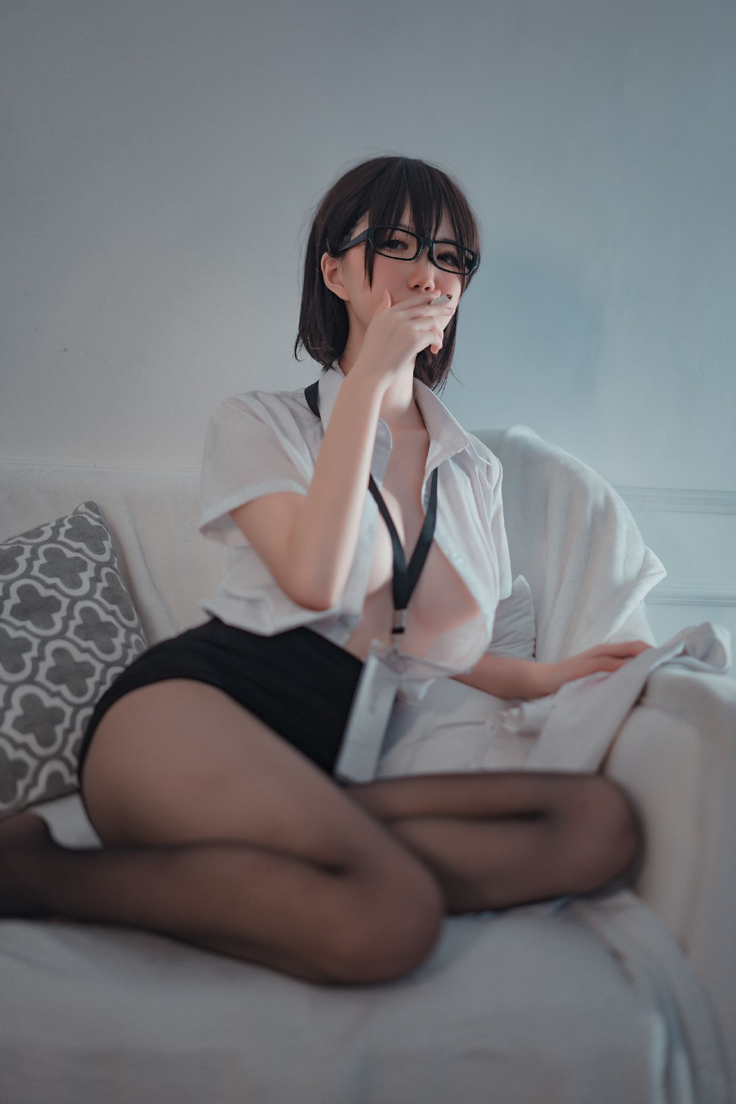 鬼马少女阿薰kaOri 黑丝OL