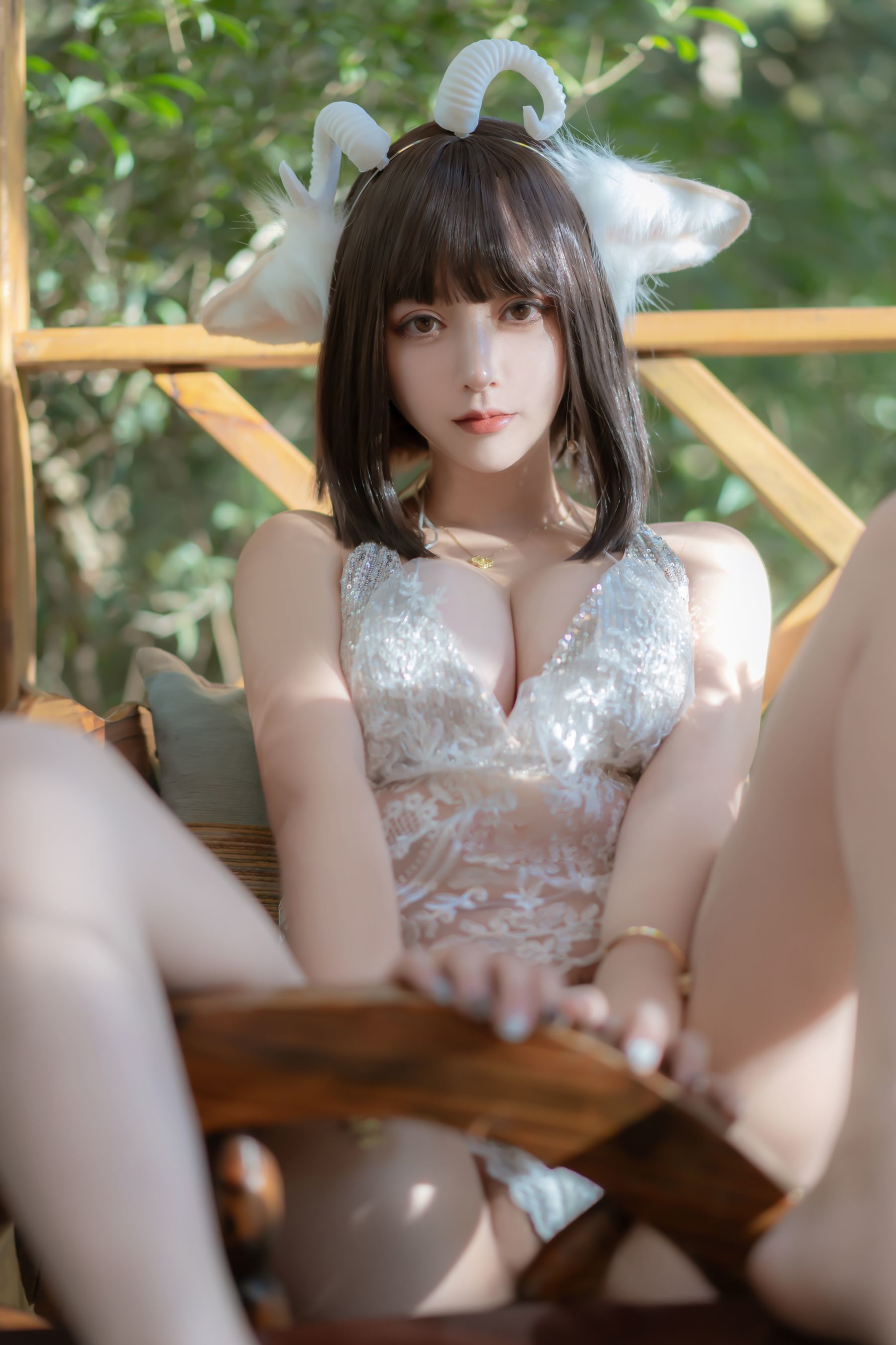 斗鱼米线线sama写真 喵小羊