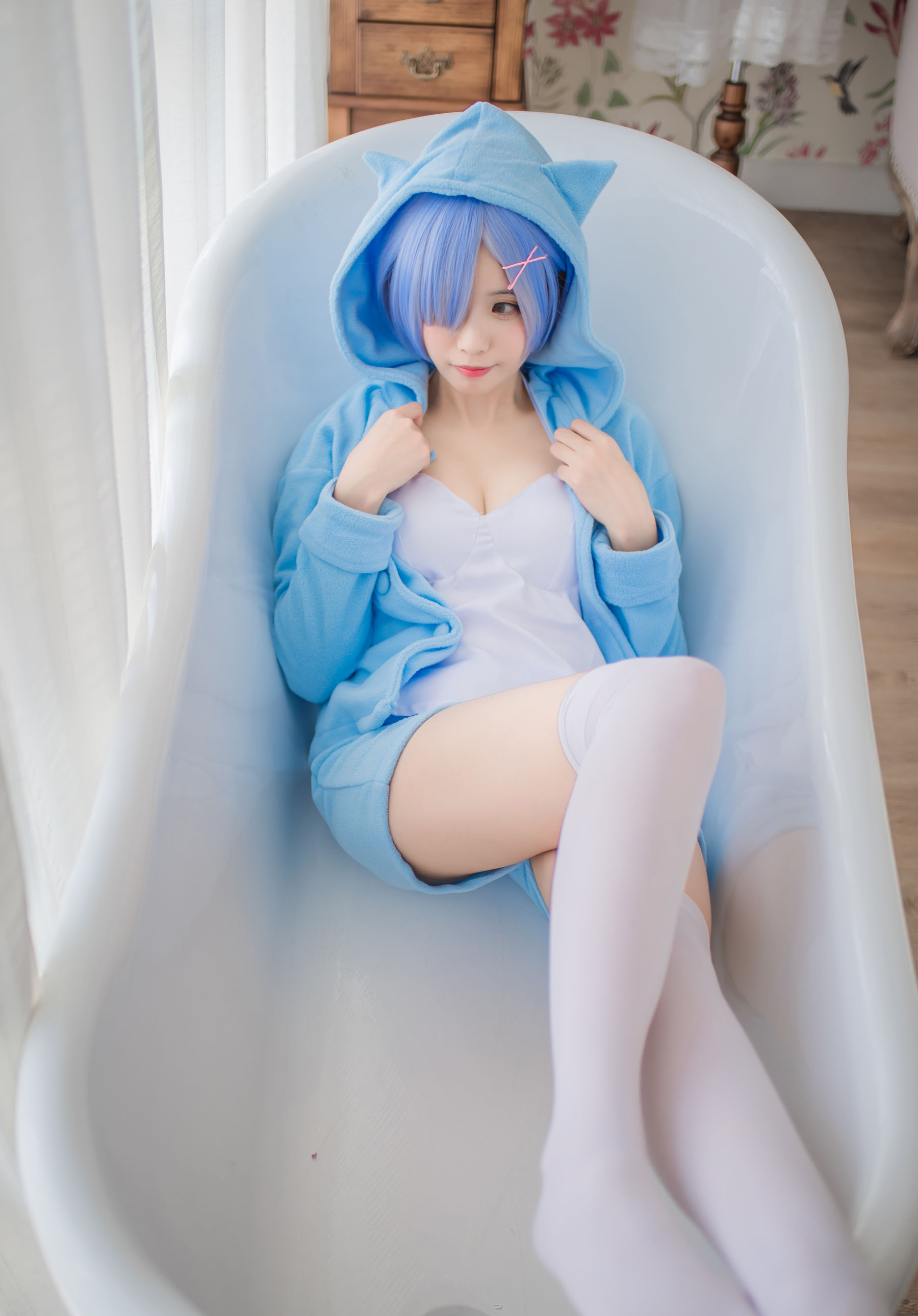 萌系小野妹子w 蕾姆 蓝色精灵