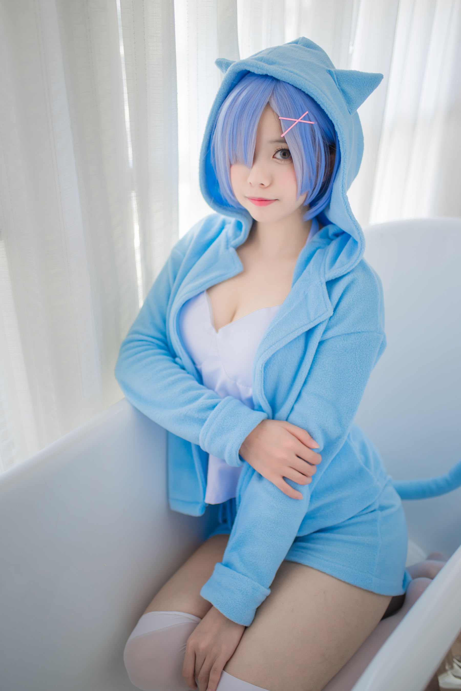 萌系小野妹子w 蕾姆 蓝色精灵