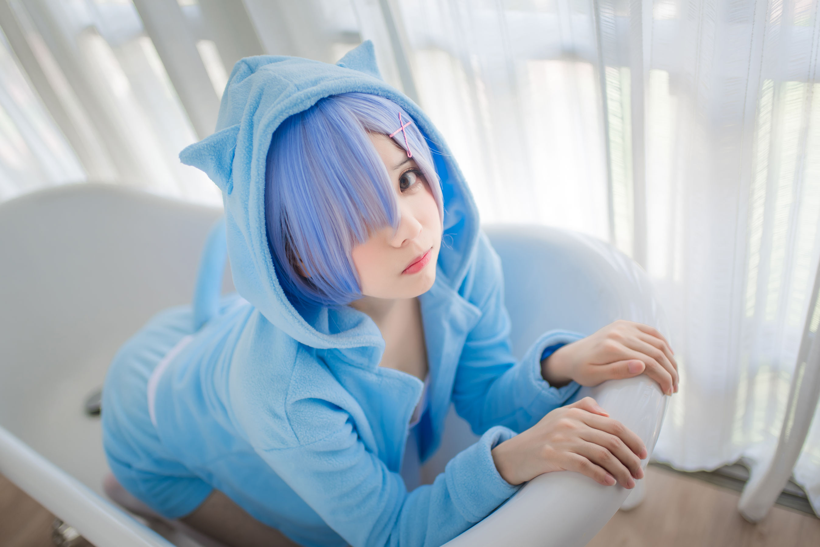 萌系小野妹子w 蕾姆 蓝色精灵