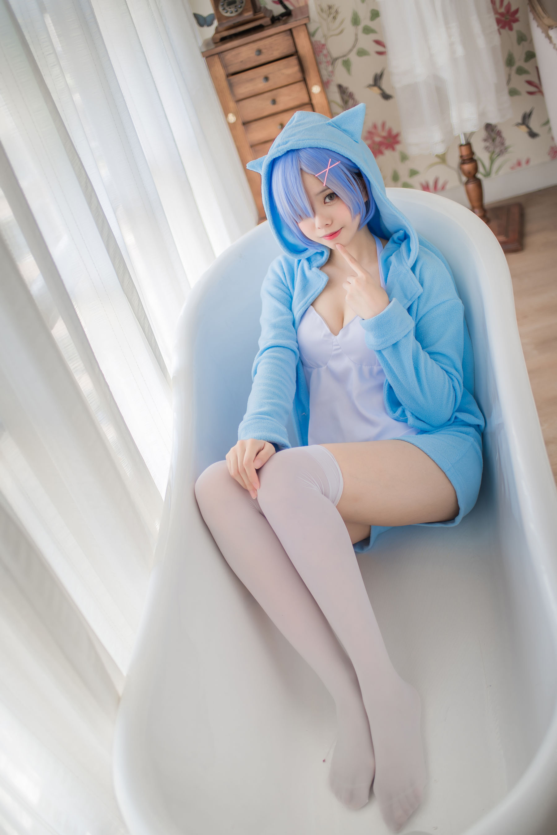 萌系小野妹子w 蕾姆 蓝色精灵
