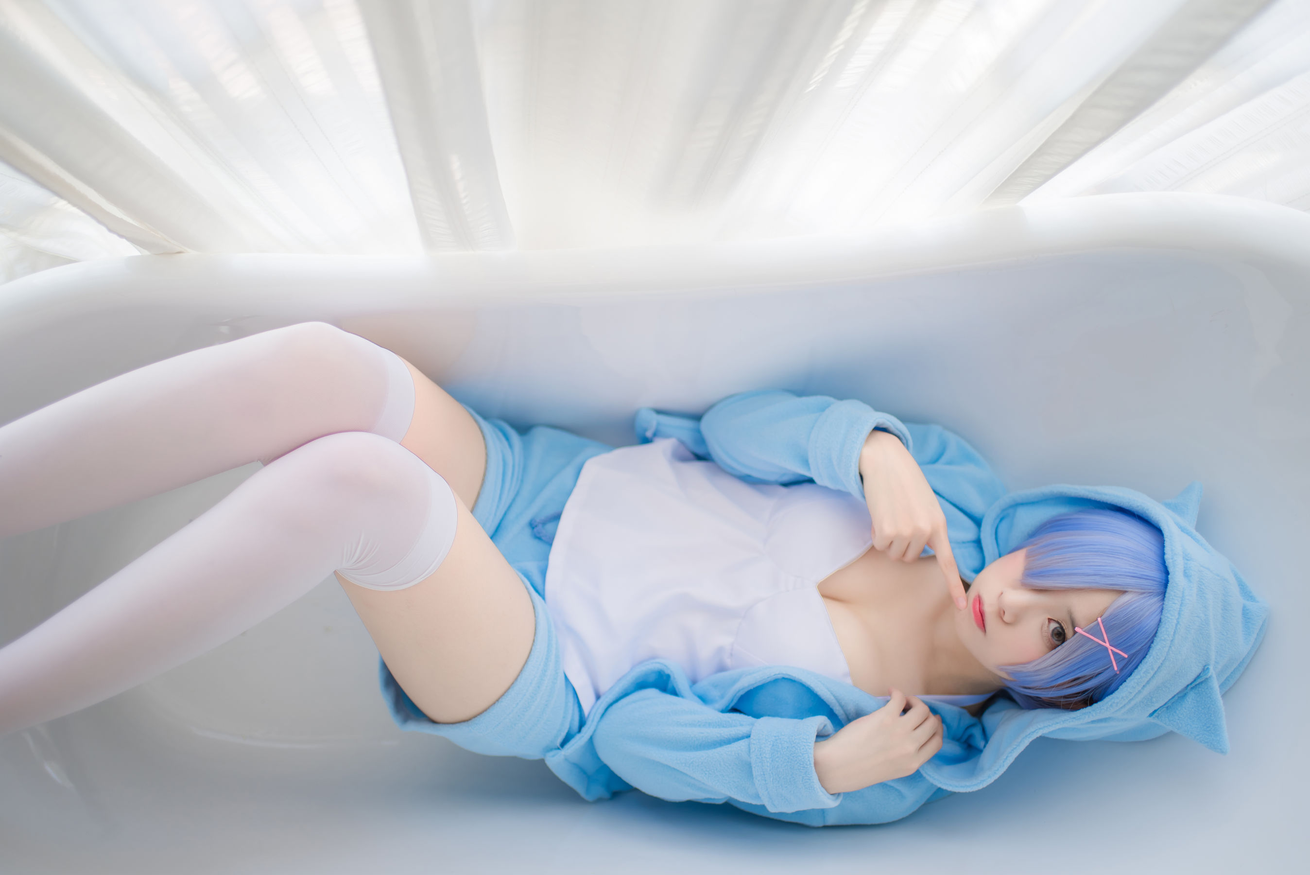 萌系小野妹子w 蕾姆 蓝色精灵