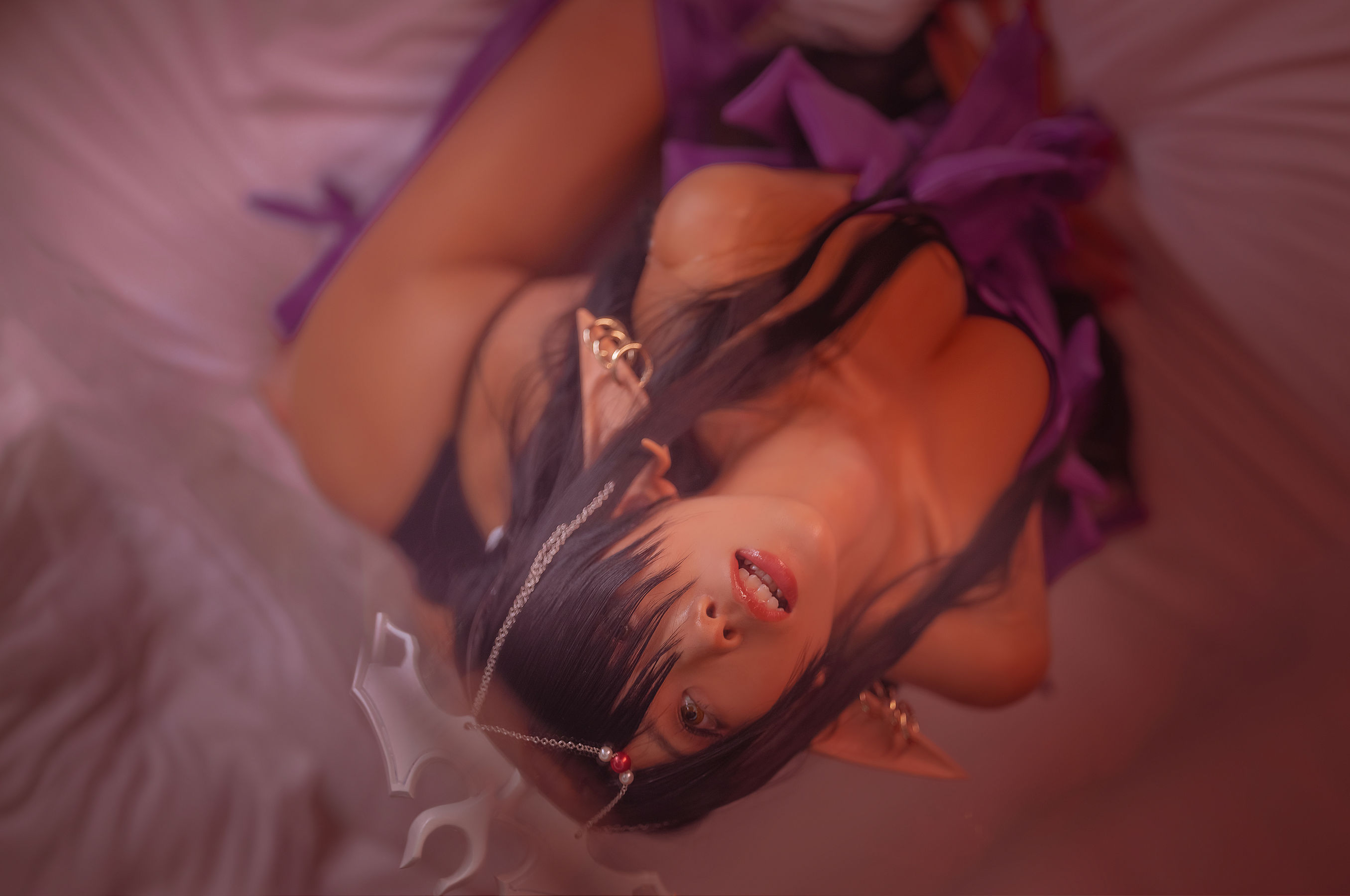 动漫博主水淼aqua 黑暗精灵女王
