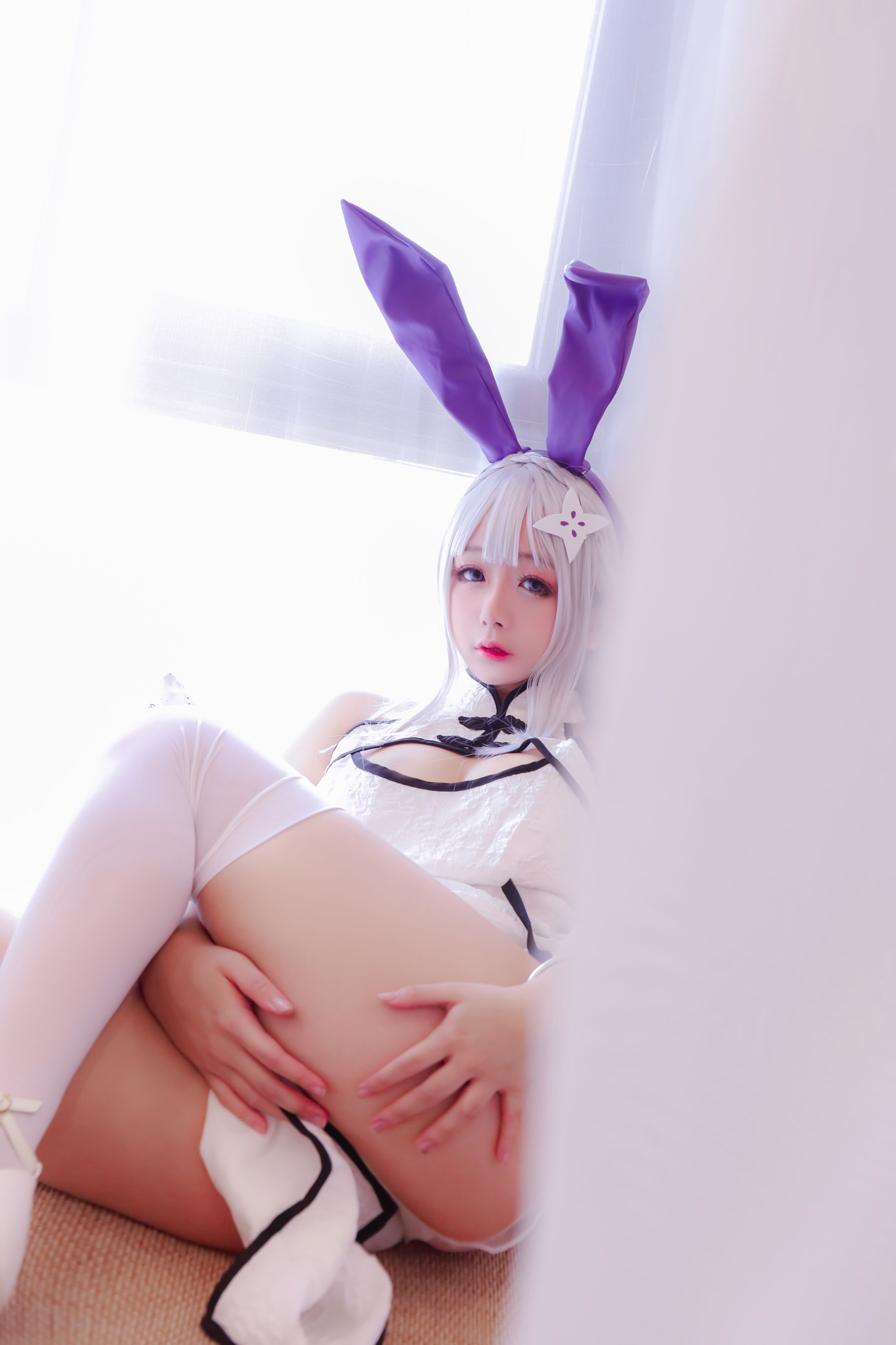 Cosplay日奈娇 白旗袍