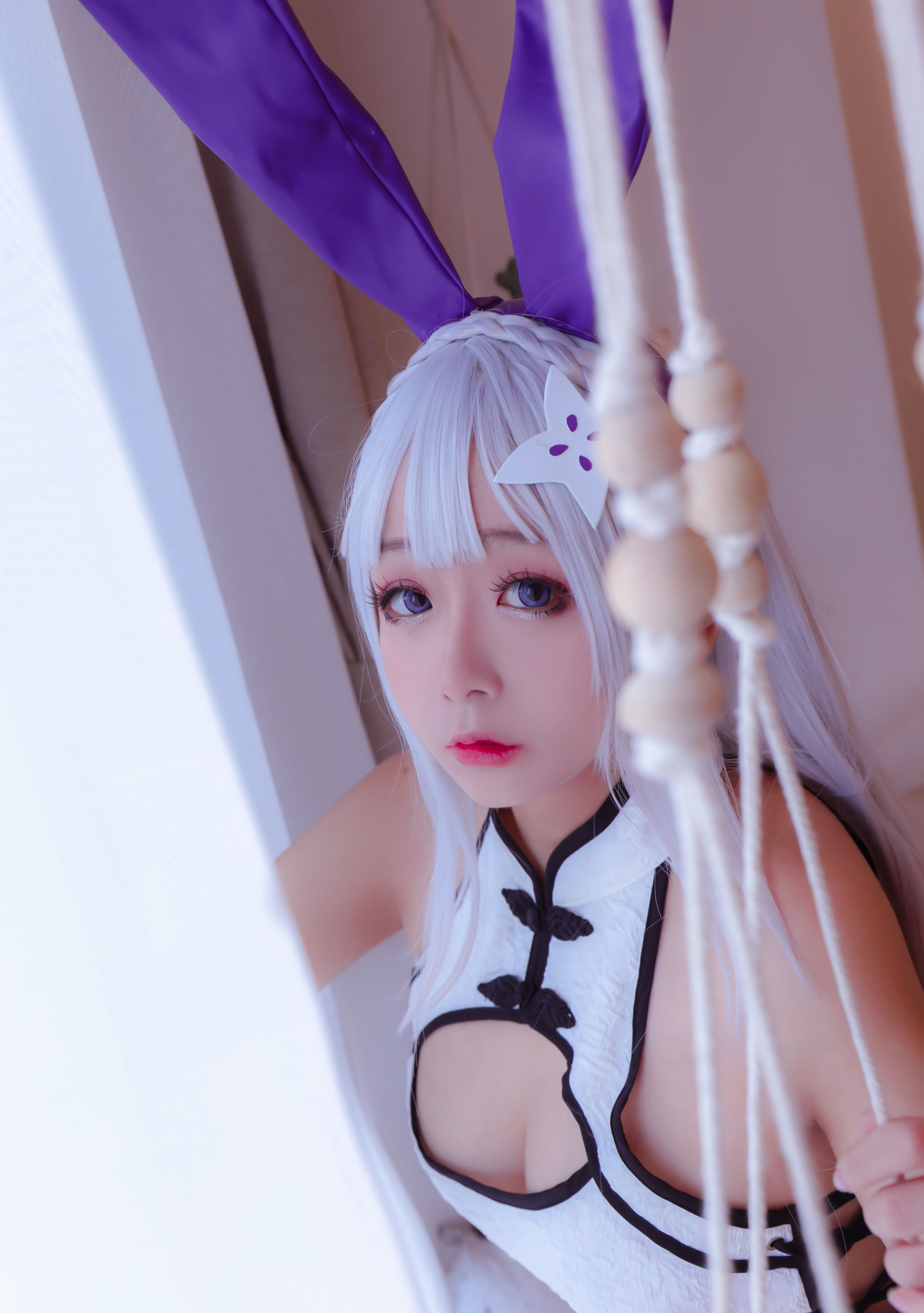 Cosplay日奈娇 白旗袍