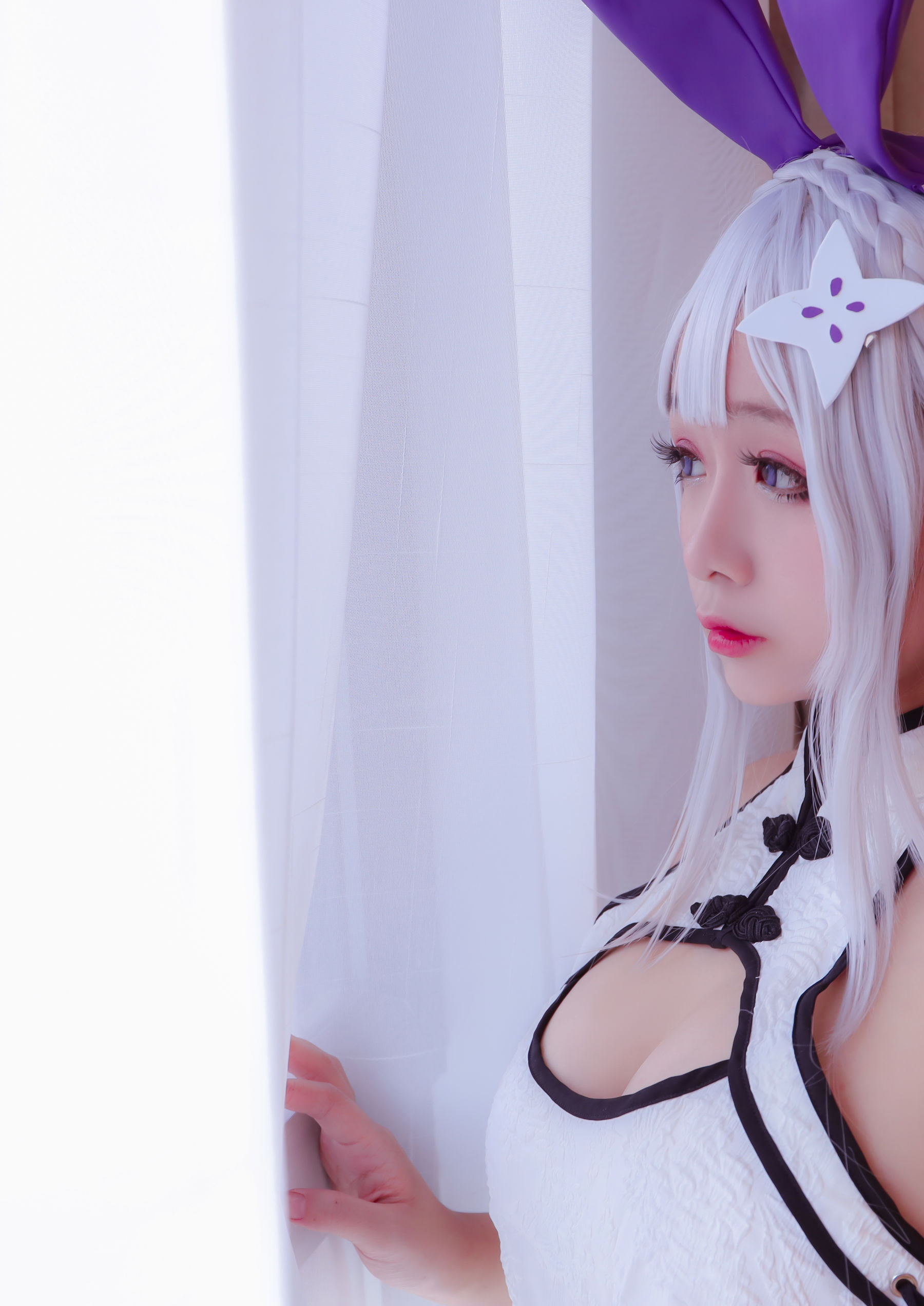 Cosplay日奈娇 白旗袍