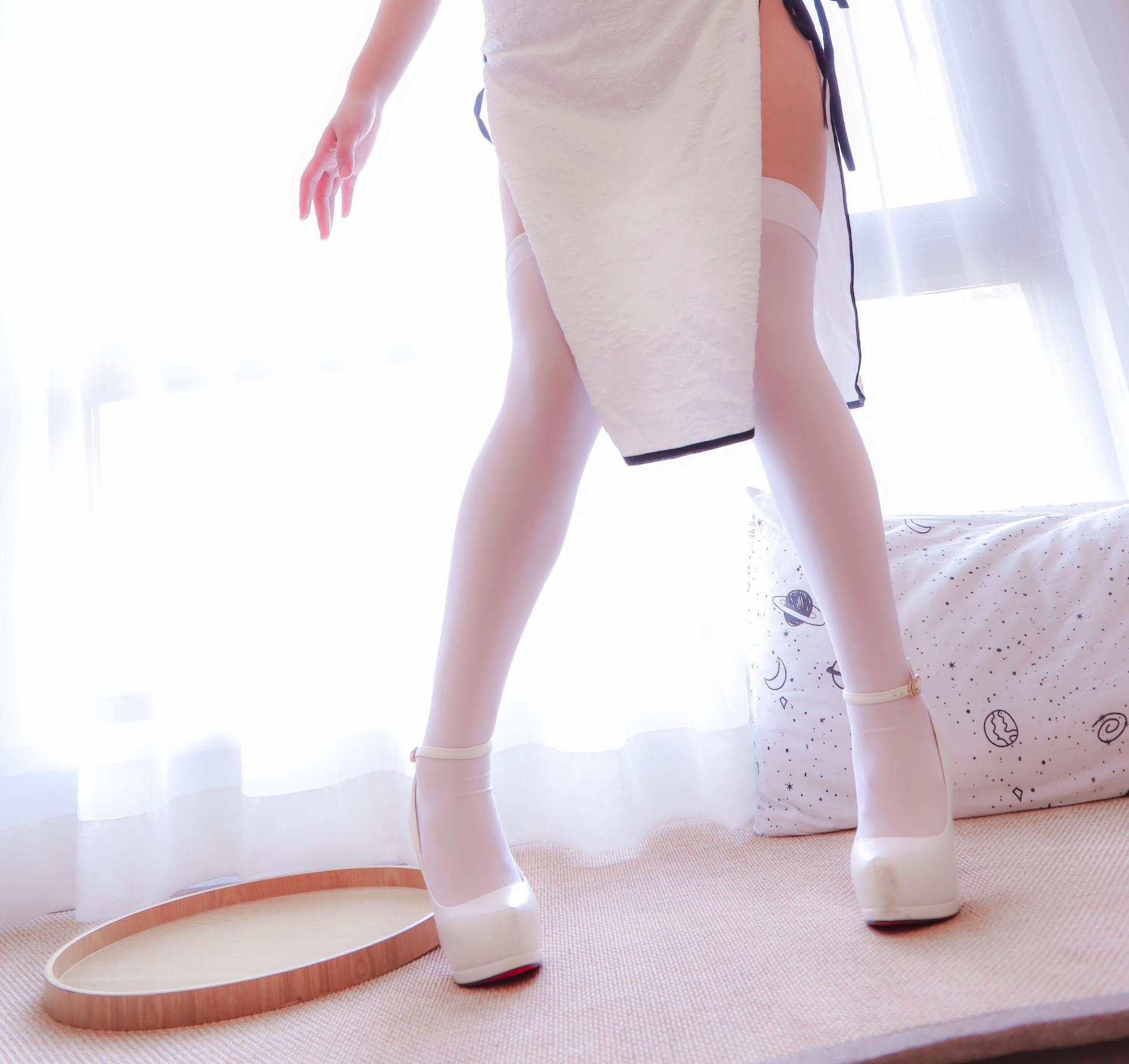 Cosplay日奈娇 白旗袍