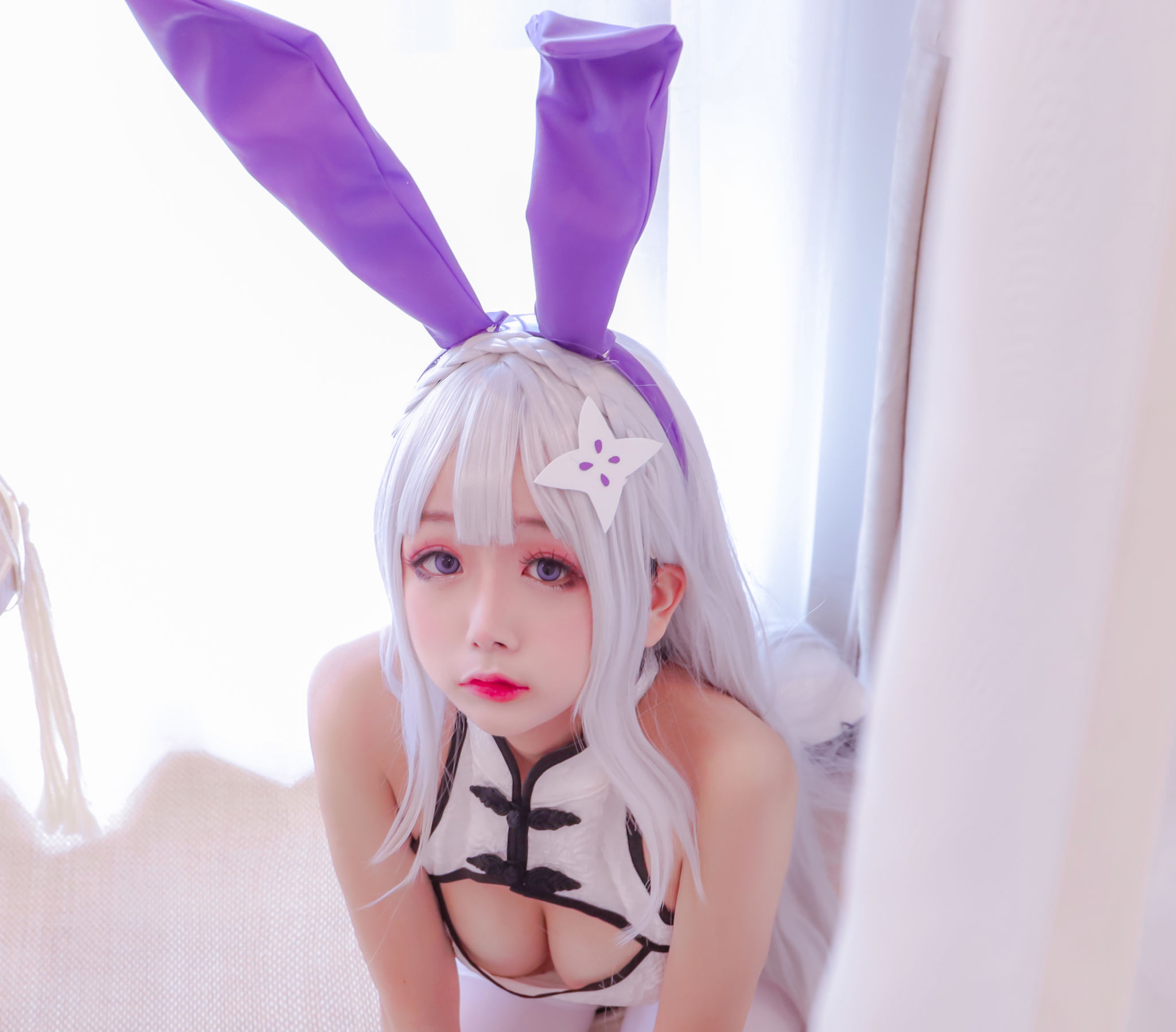Cosplay日奈娇 白旗袍