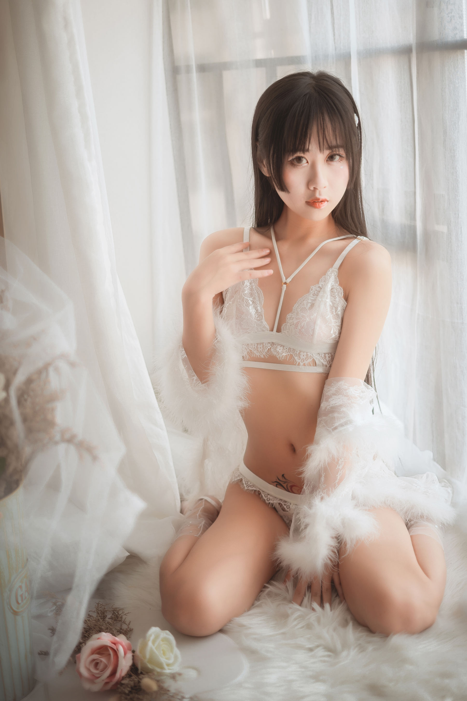 阳光美少女萌芽儿o0 毛绒内衣