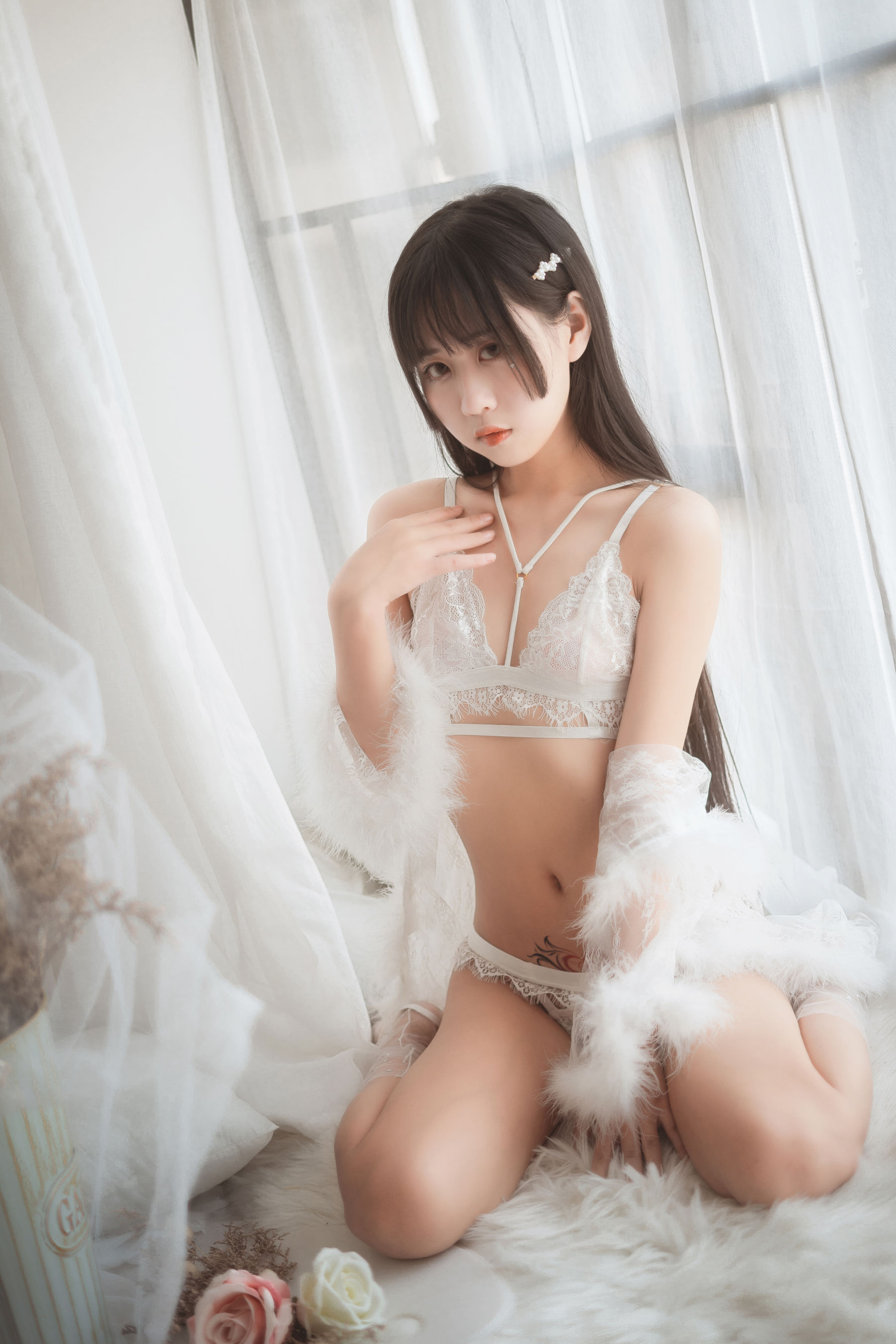 阳光美少女萌芽儿o0 毛绒内衣