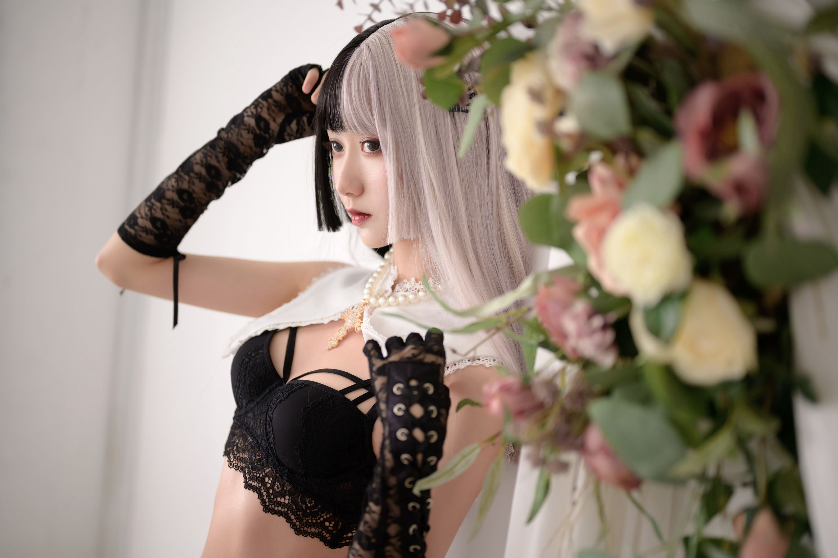 萌系小姐姐木绵绵OwO 黑白修女