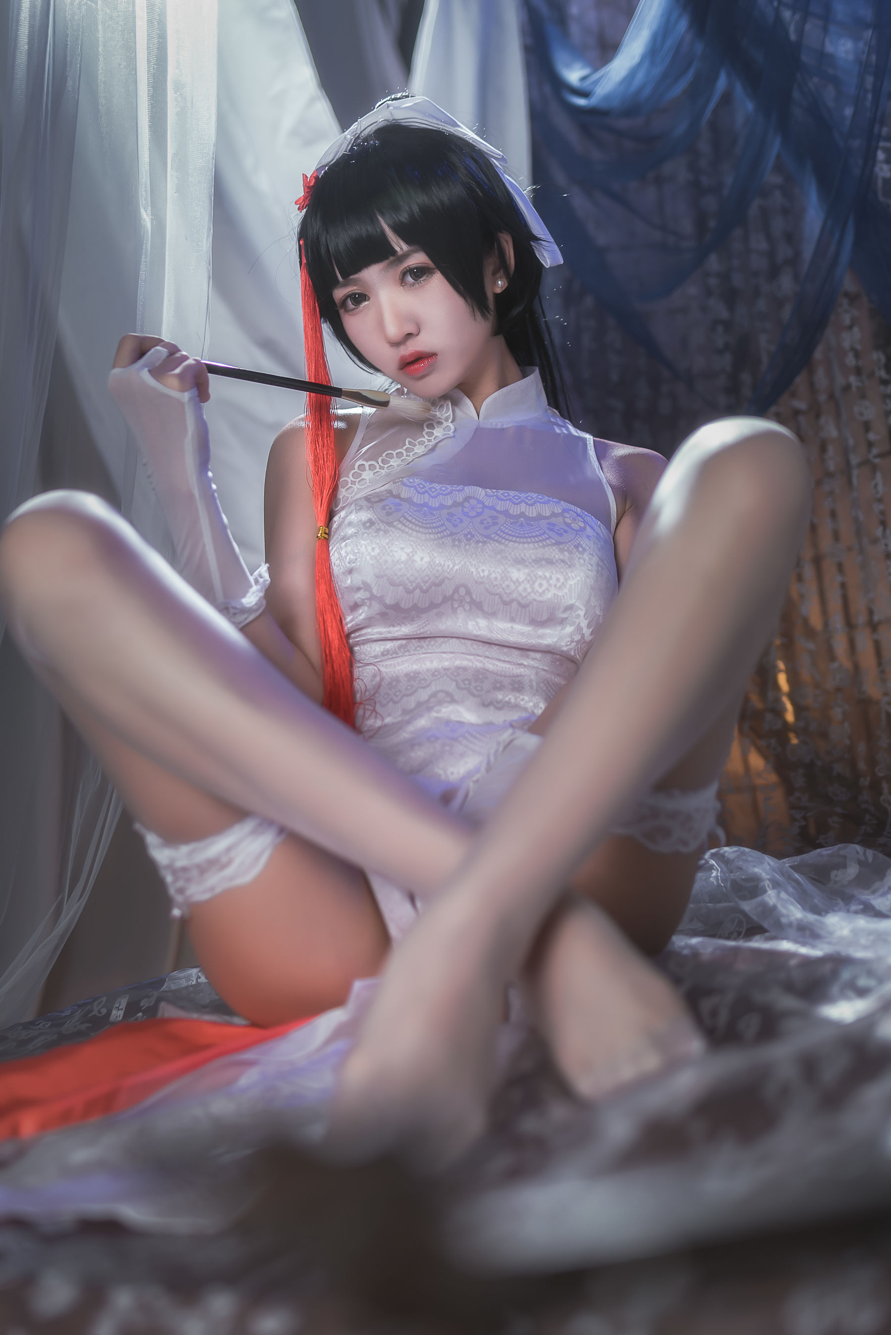 超人气Coser鳗鱼霏儿 碧蓝华裳 高雄2