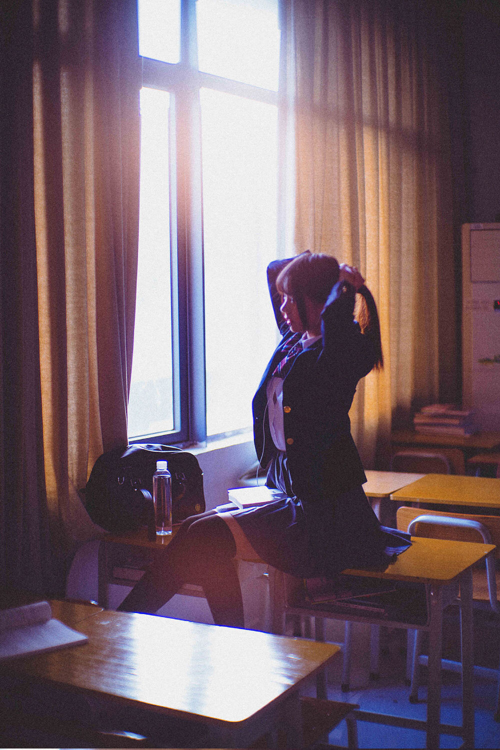 萌系小野妹子w 冬装JK