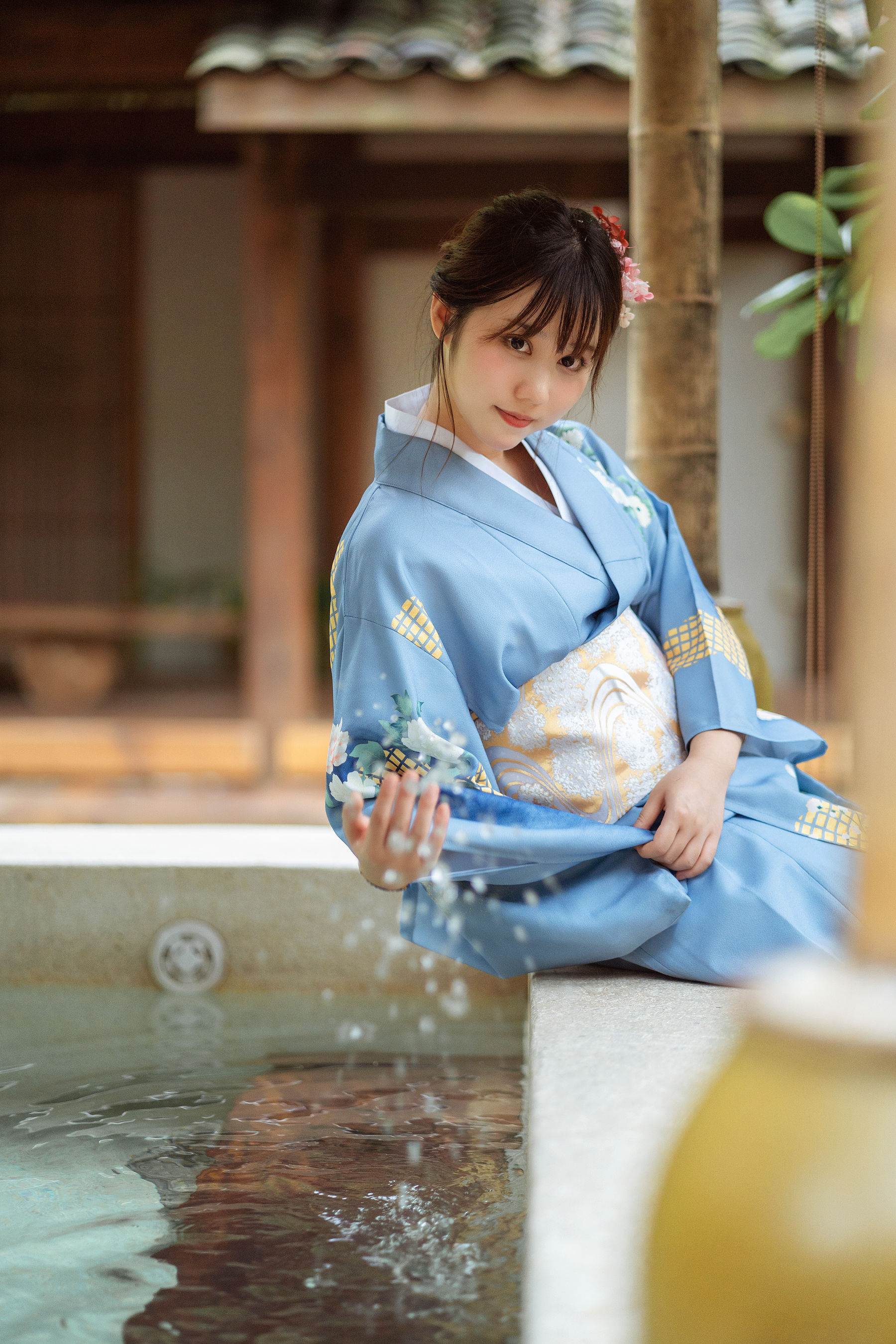 微博福利姬镜酱 私奔之和服