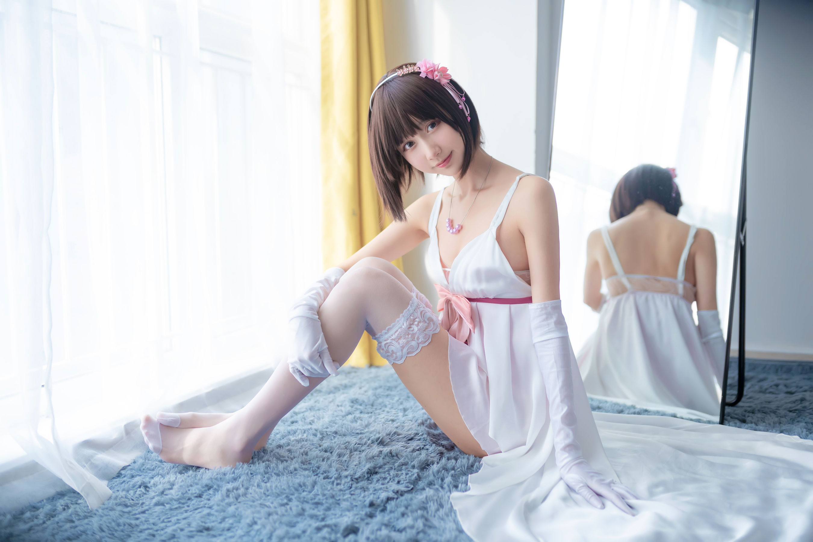 萌系小姐姐木绵绵OwO 加藤惠 礼服