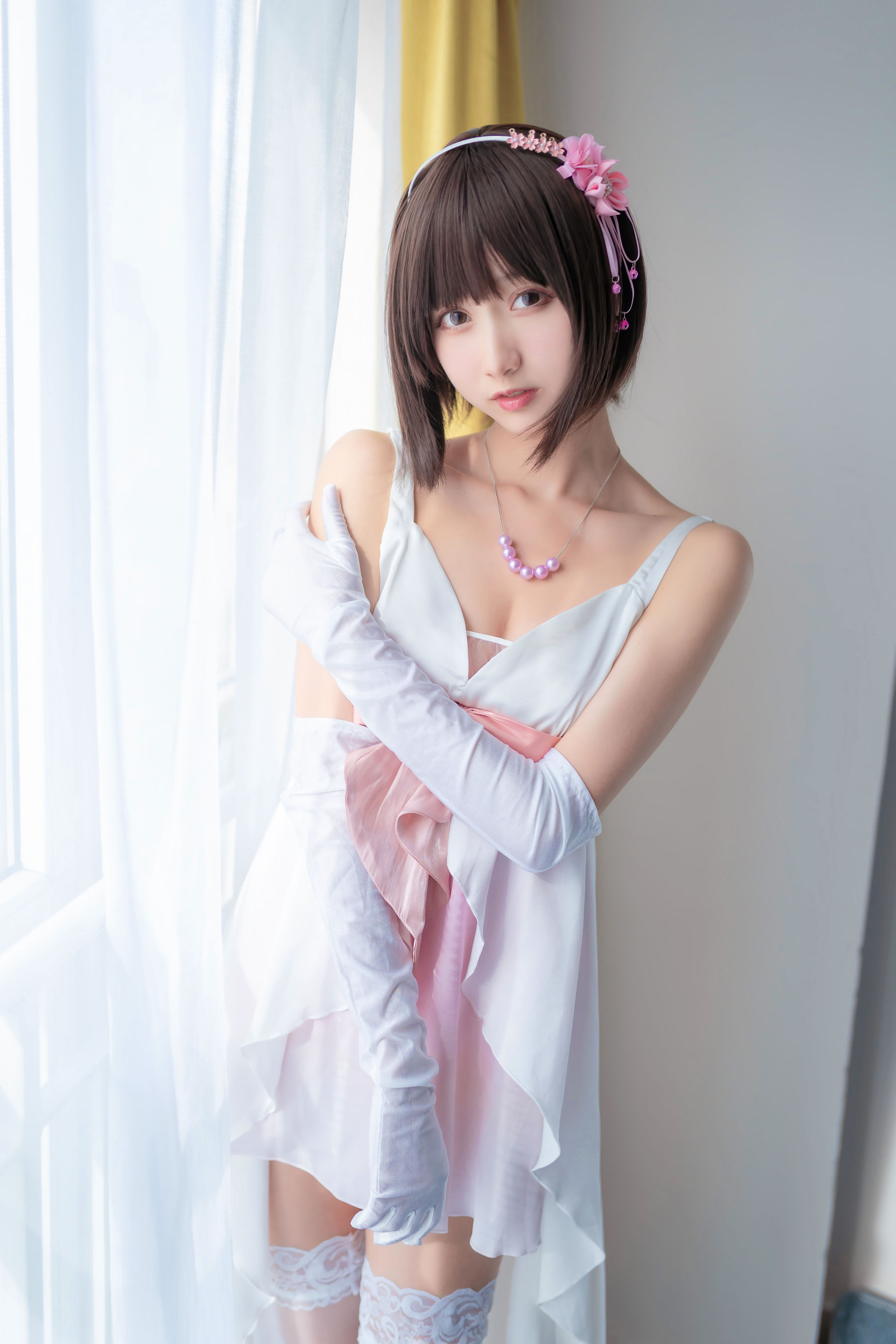 萌系小姐姐木绵绵OwO 加藤惠 礼服